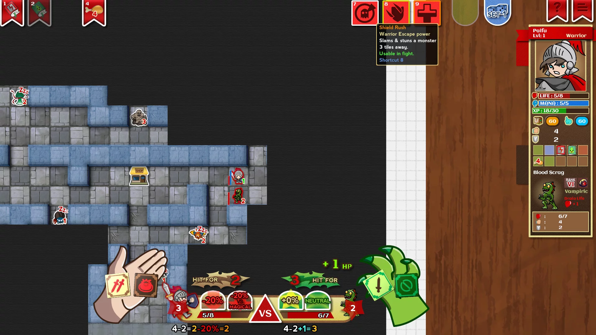 Изображение игры: Paper Dungeons