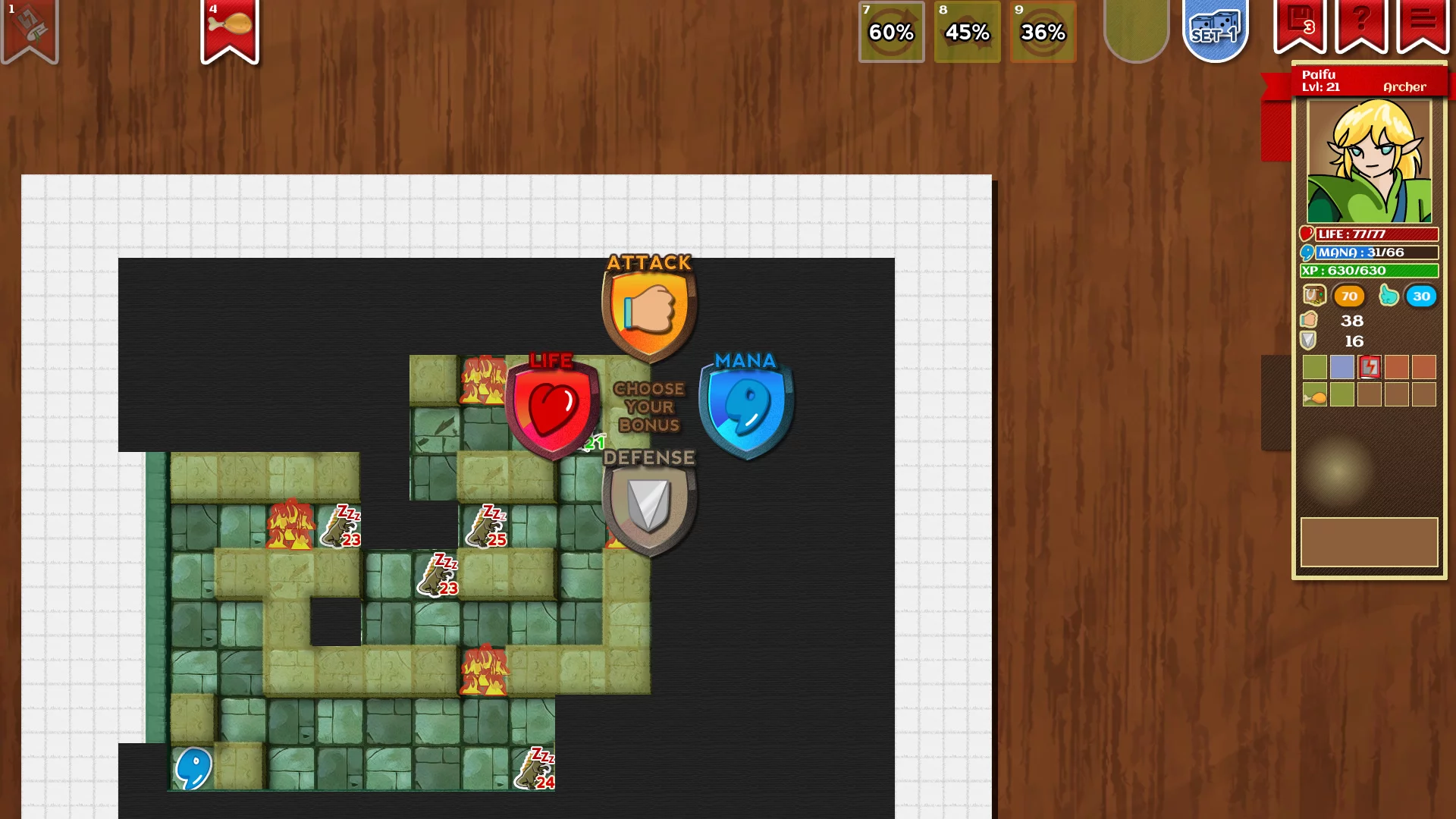 Изображение игры: Paper Dungeons