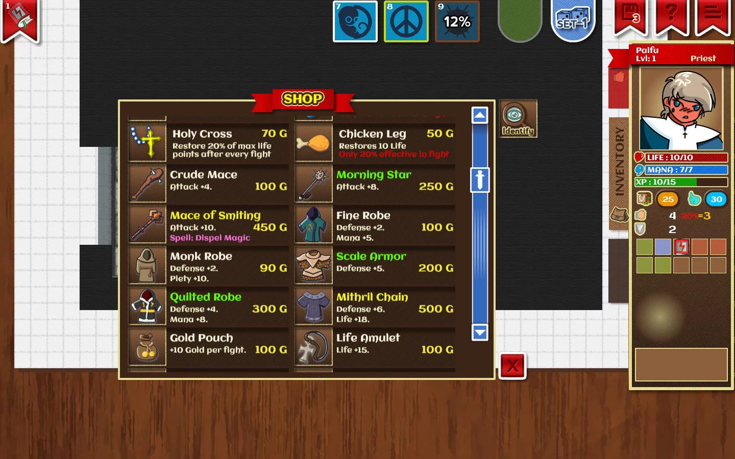 Изображение игры: Paper Dungeons