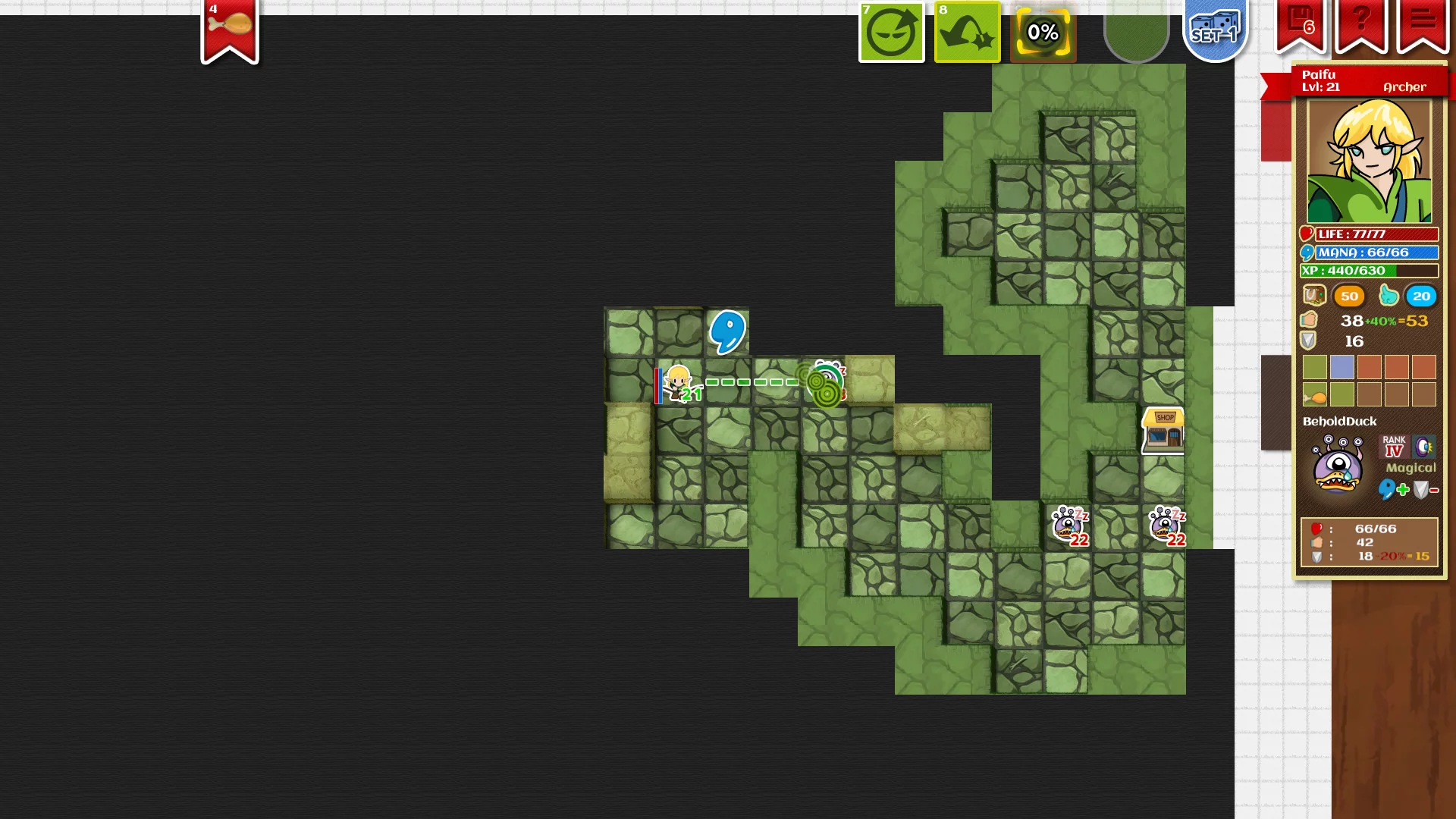 Изображение игры: Paper Dungeons
