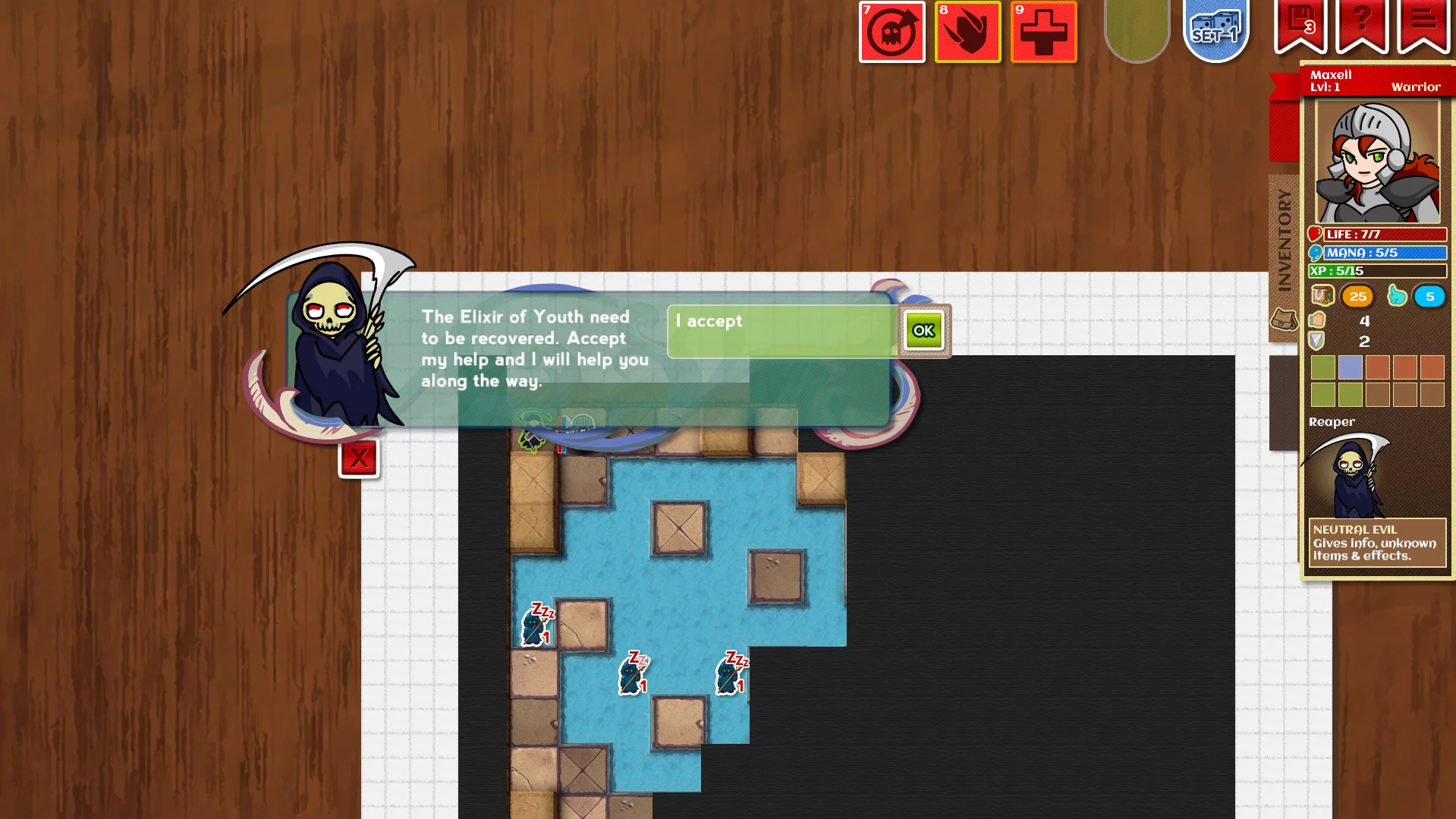 Изображение игры: Paper Dungeons