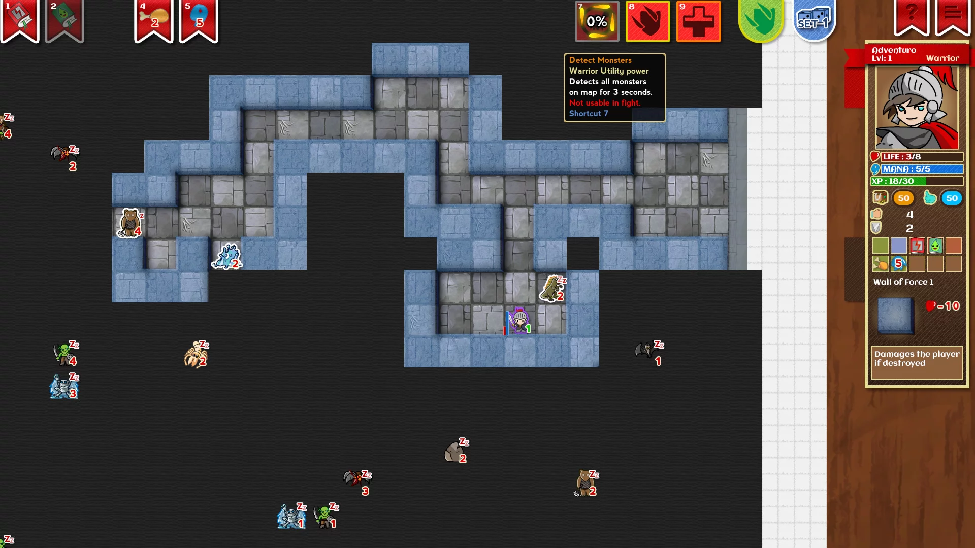 Изображение игры: Paper Dungeons
