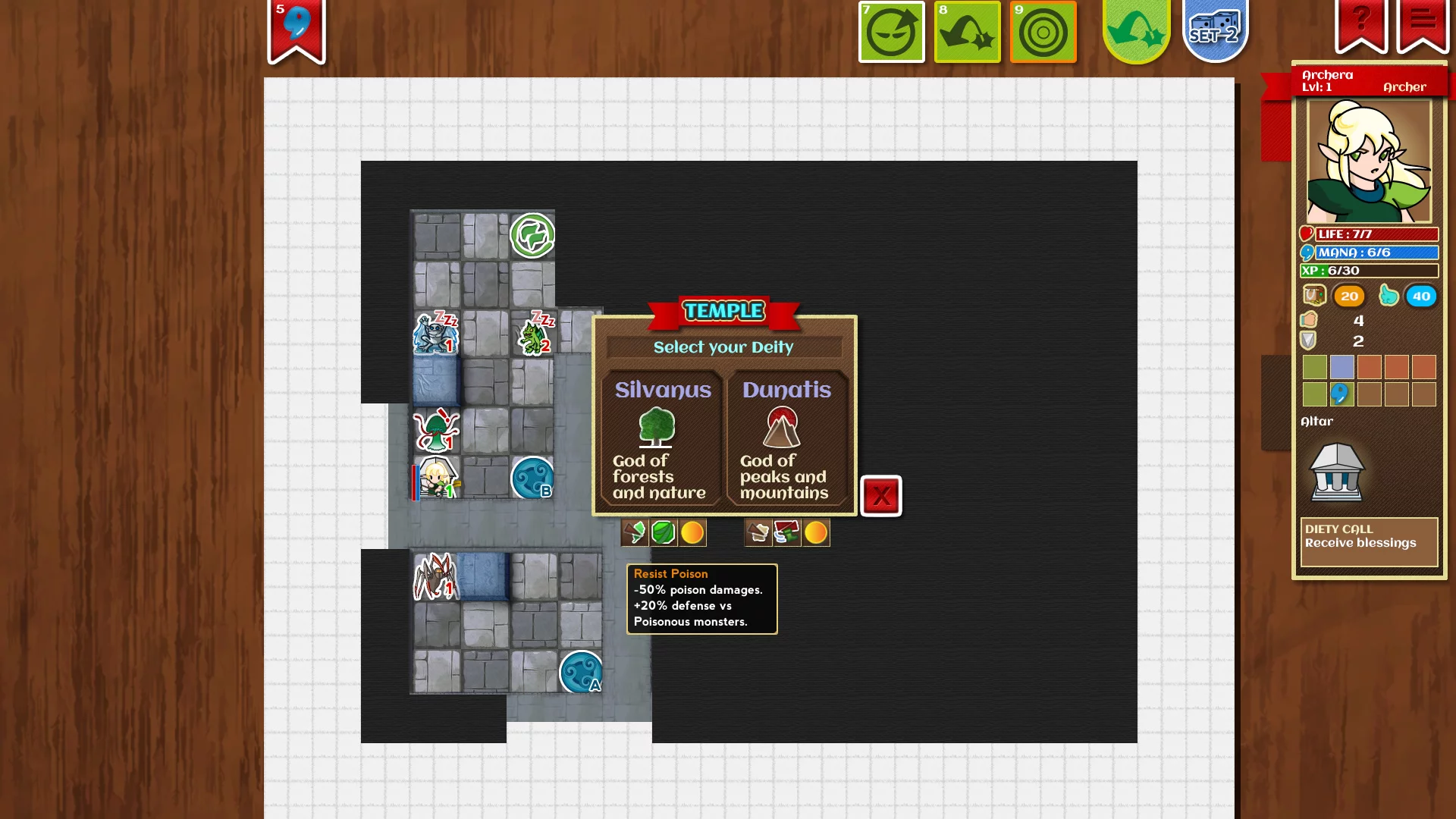 Изображение игры: Paper Dungeons