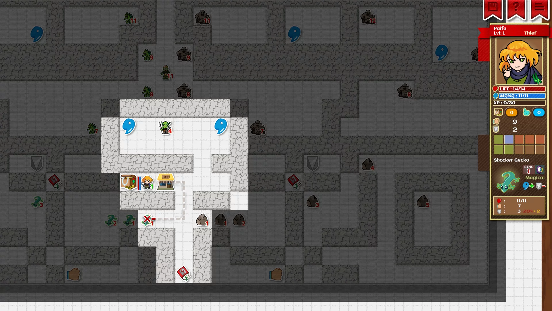 Изображение игры: Paper Dungeons