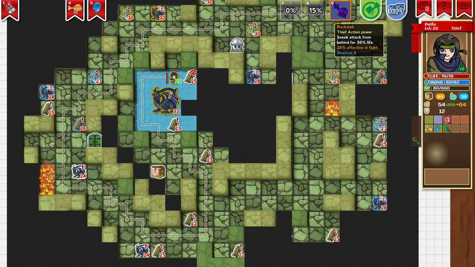 Изображение игры: Paper Dungeons