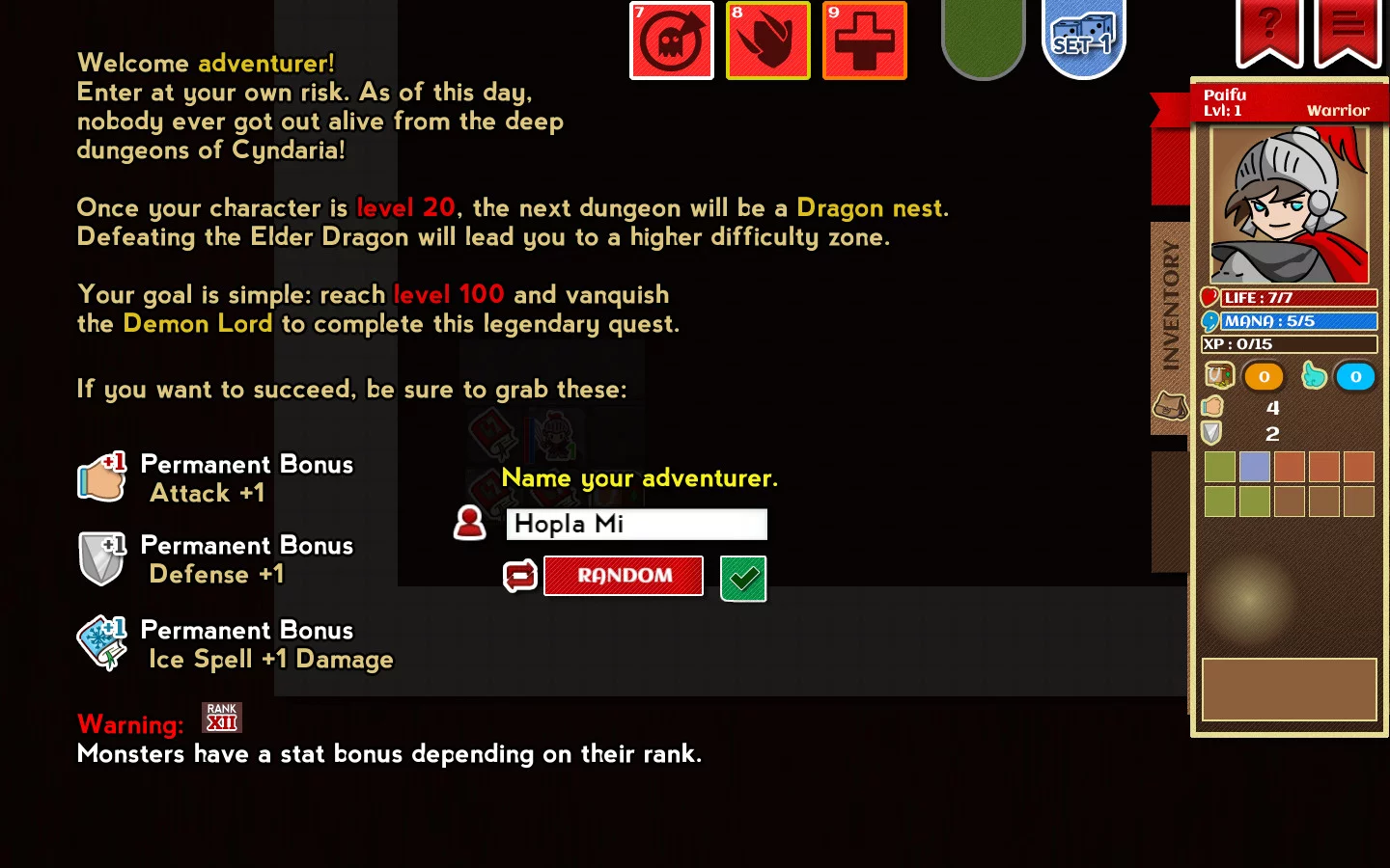 Изображение игры: Paper Dungeons