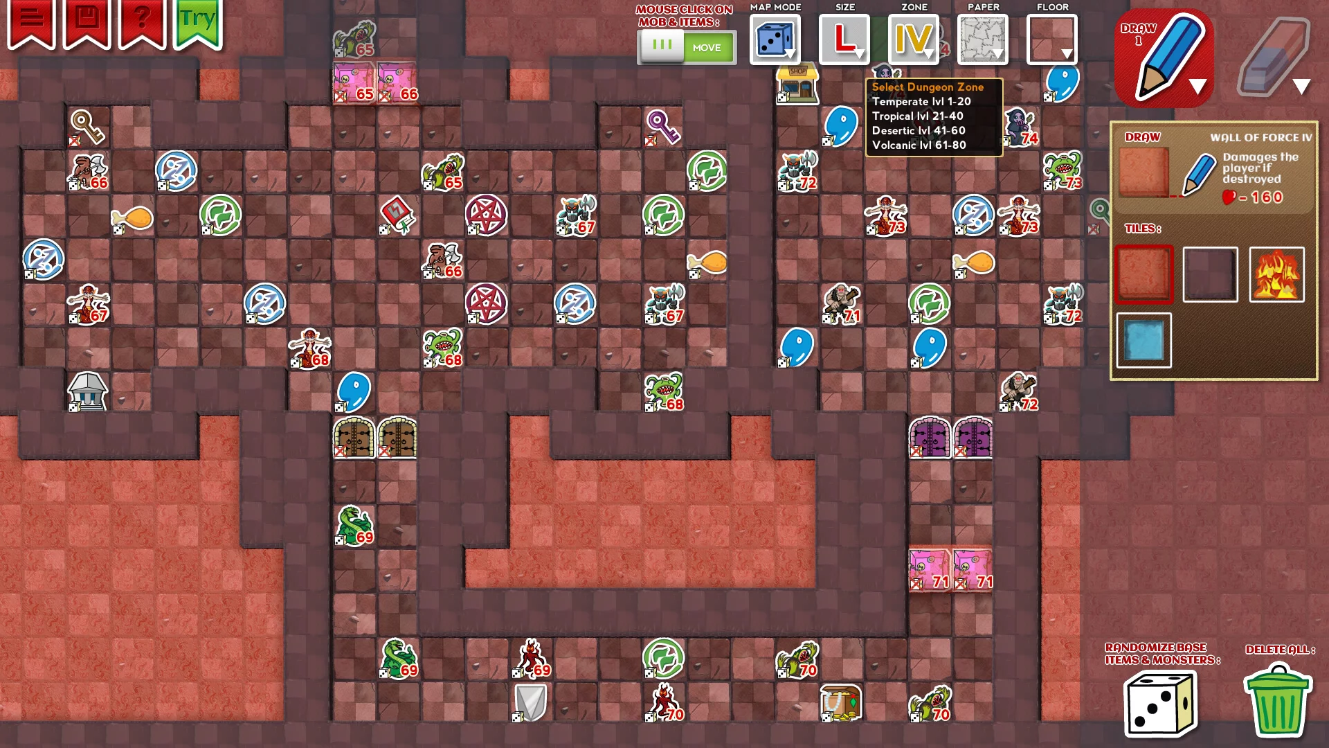 Изображение игры: Paper Dungeons