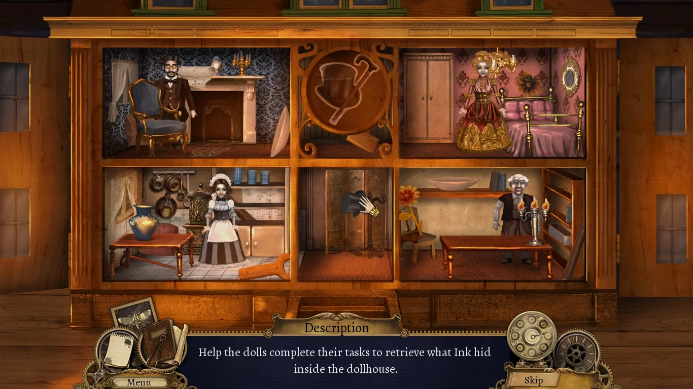 Изображение игры: Clockwork Tales: Of Glass and Ink