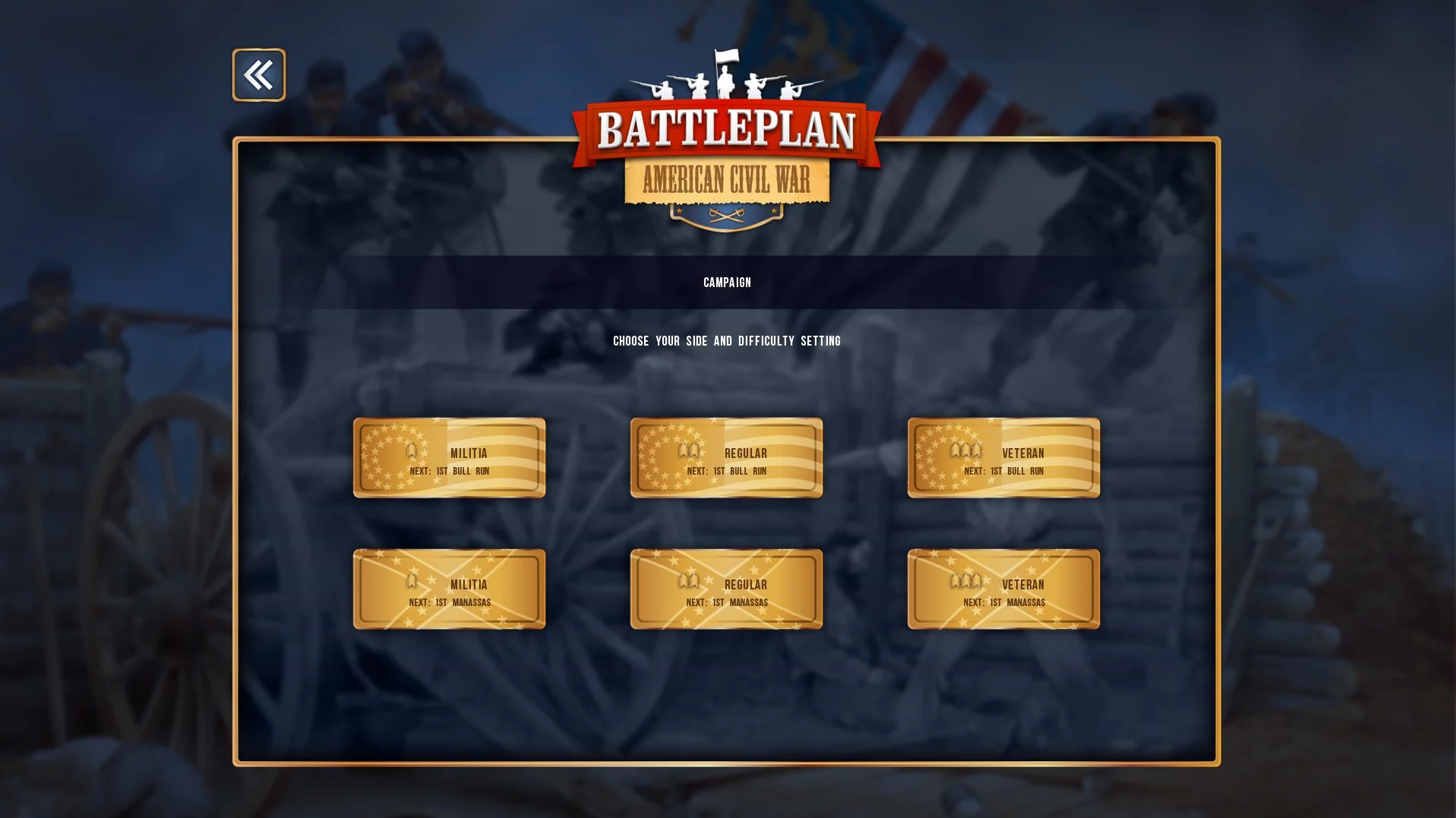 Изображение игры: Battleplan: American Civil War