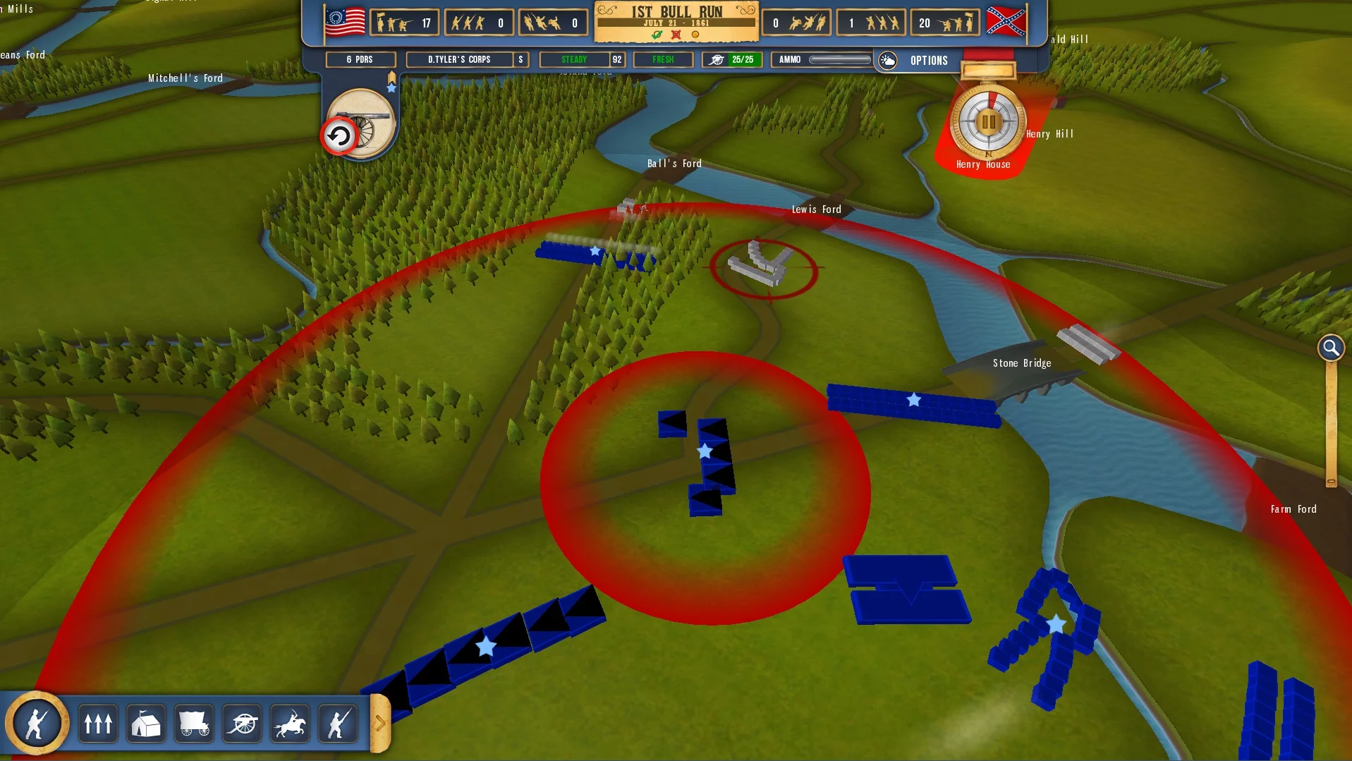 Изображение игры: Battleplan: American Civil War