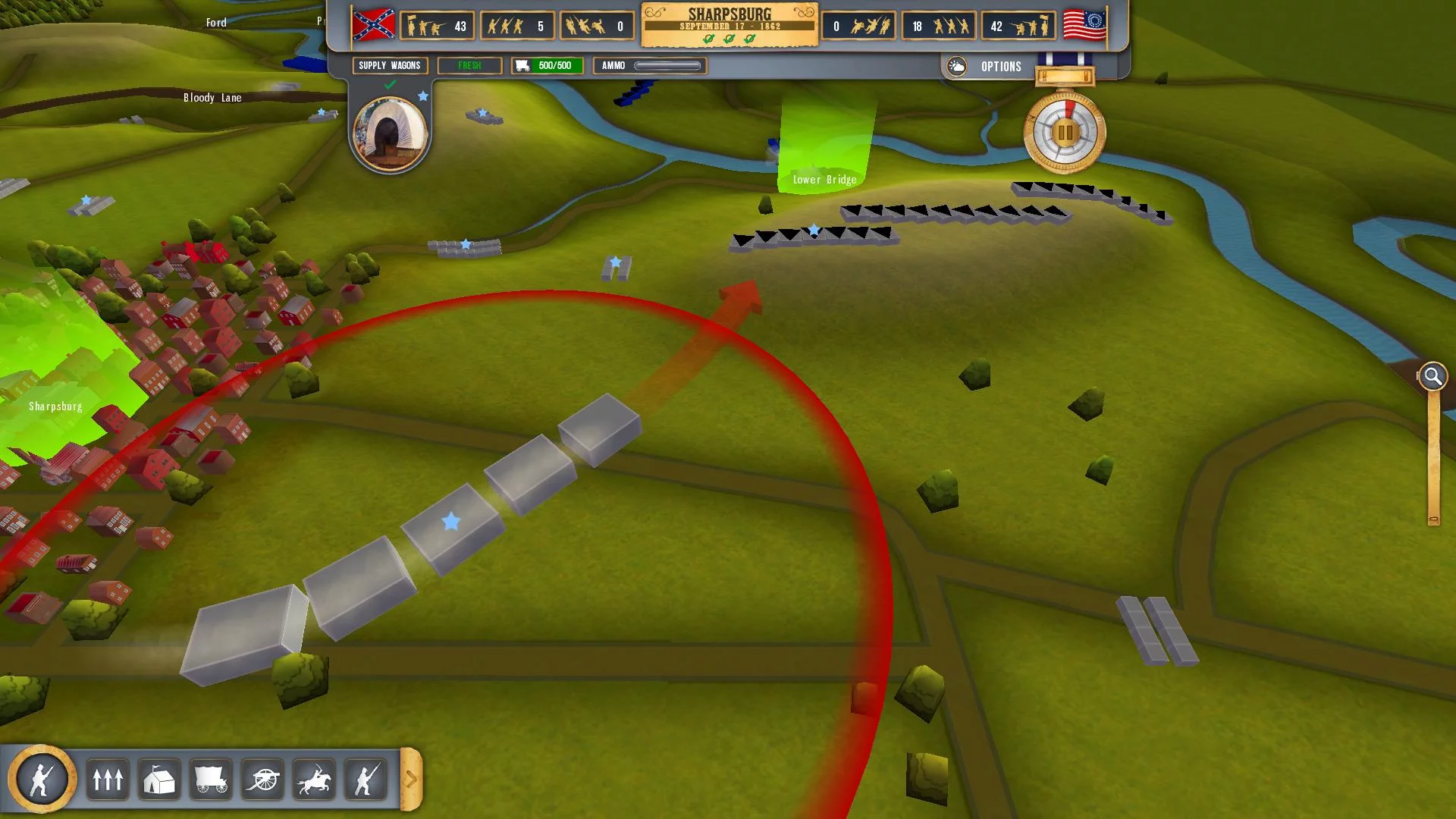 Изображение игры: Battleplan: American Civil War