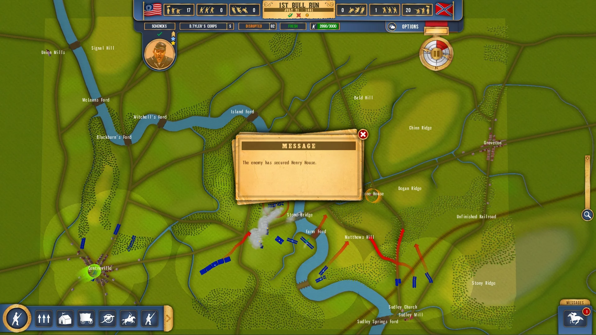 Изображение игры: Battleplan: American Civil War