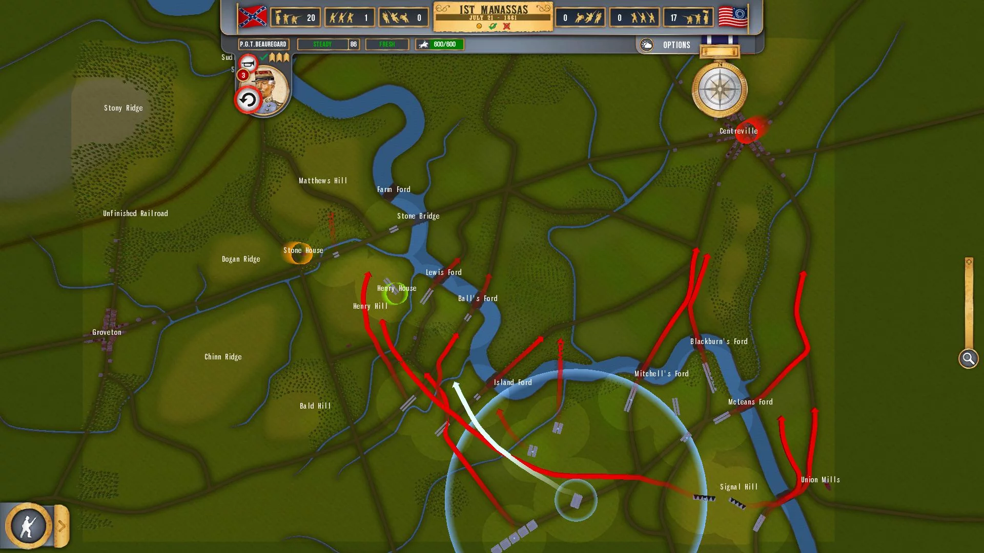 Изображение игры: Battleplan: American Civil War