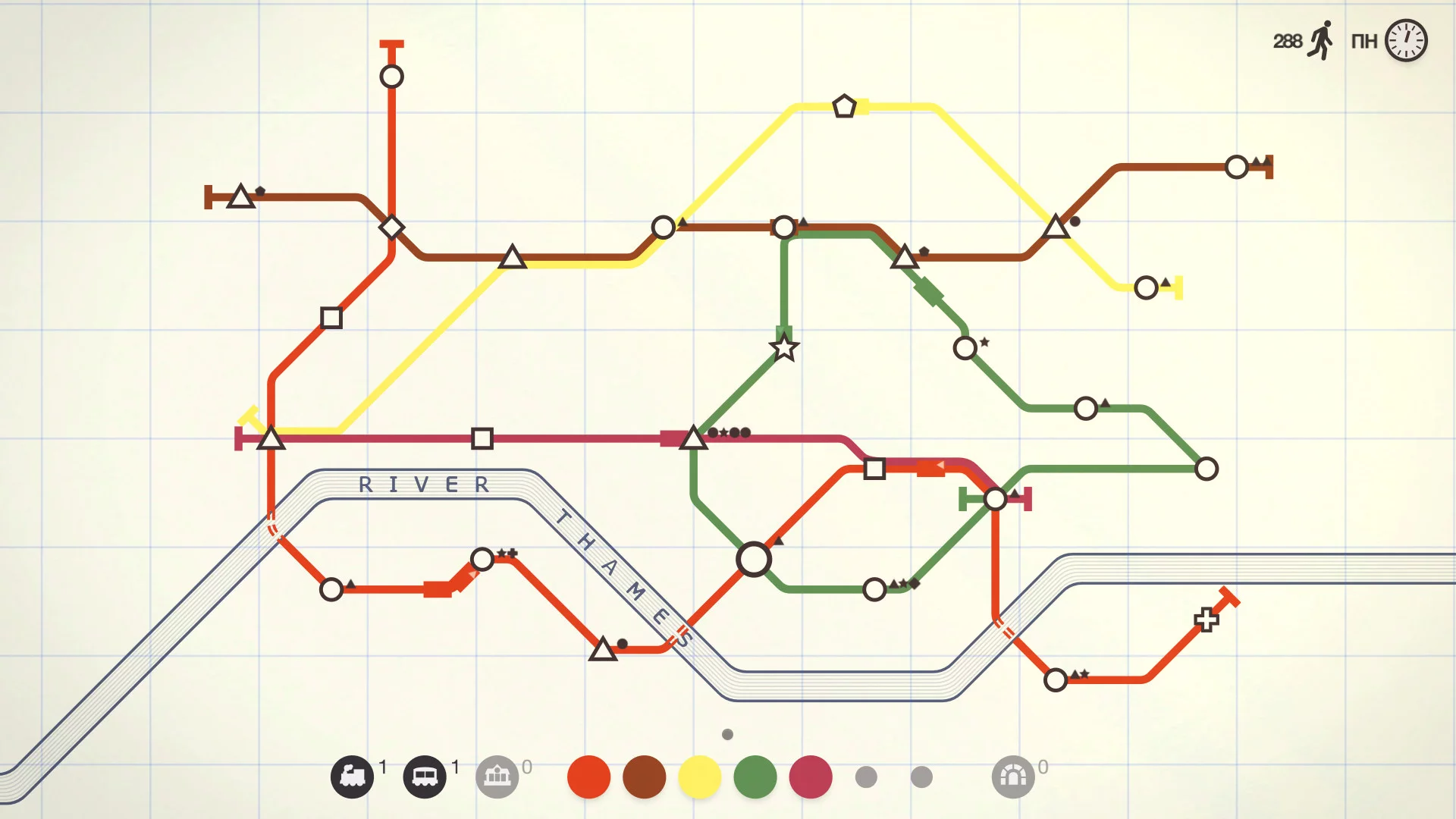 Изображение игры: Mini Metro