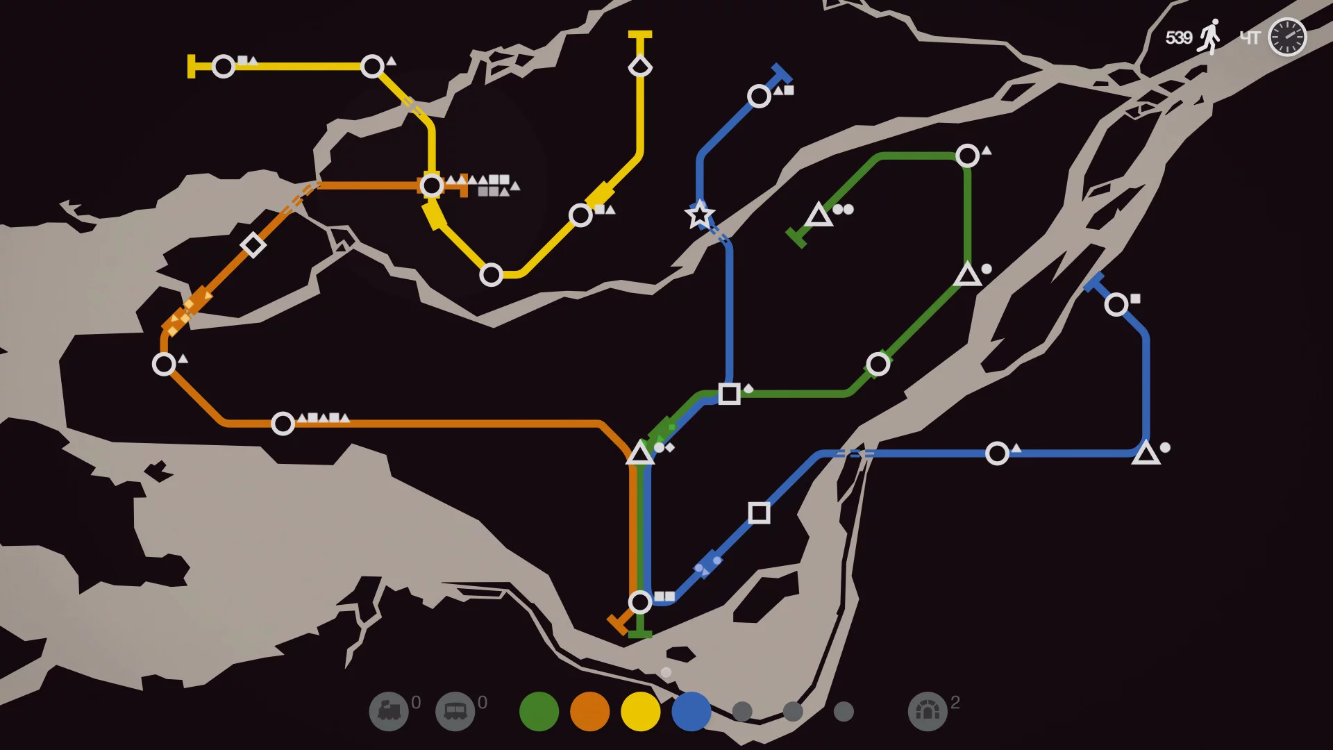 Изображение игры: Mini Metro