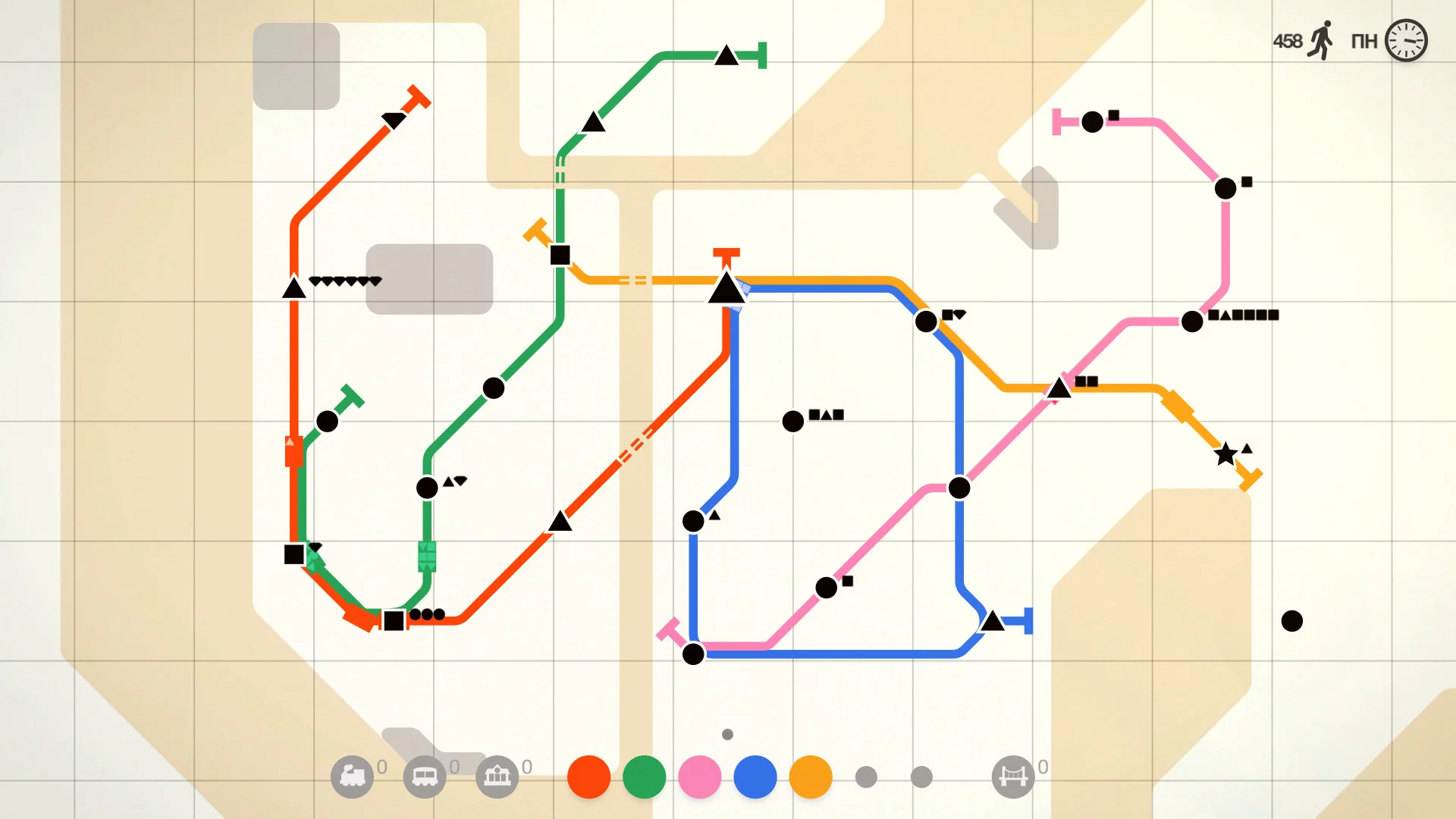 Изображение игры: Mini Metro