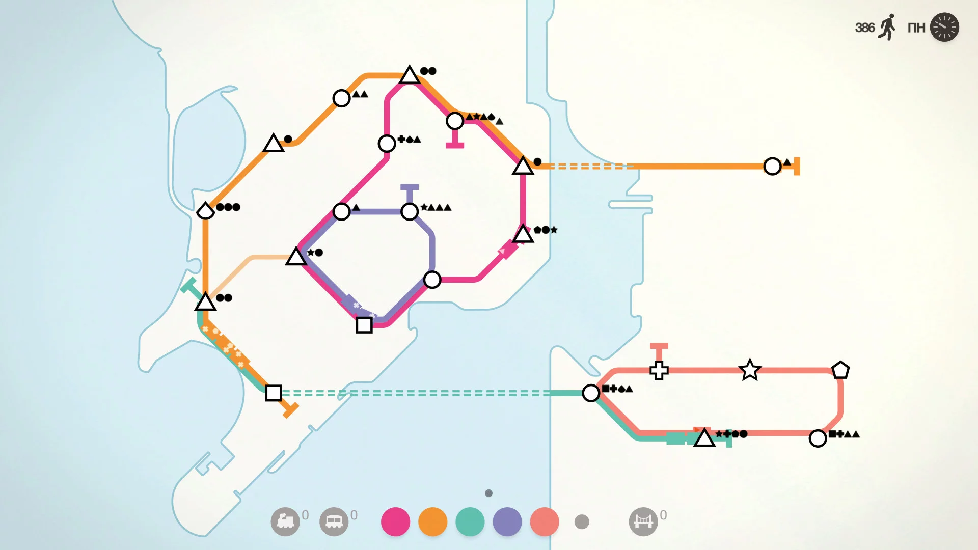 Изображение игры: Mini Metro