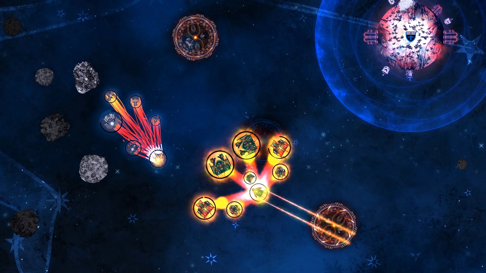 Изображение игры: Conflicks - Revolutionary Space Battles