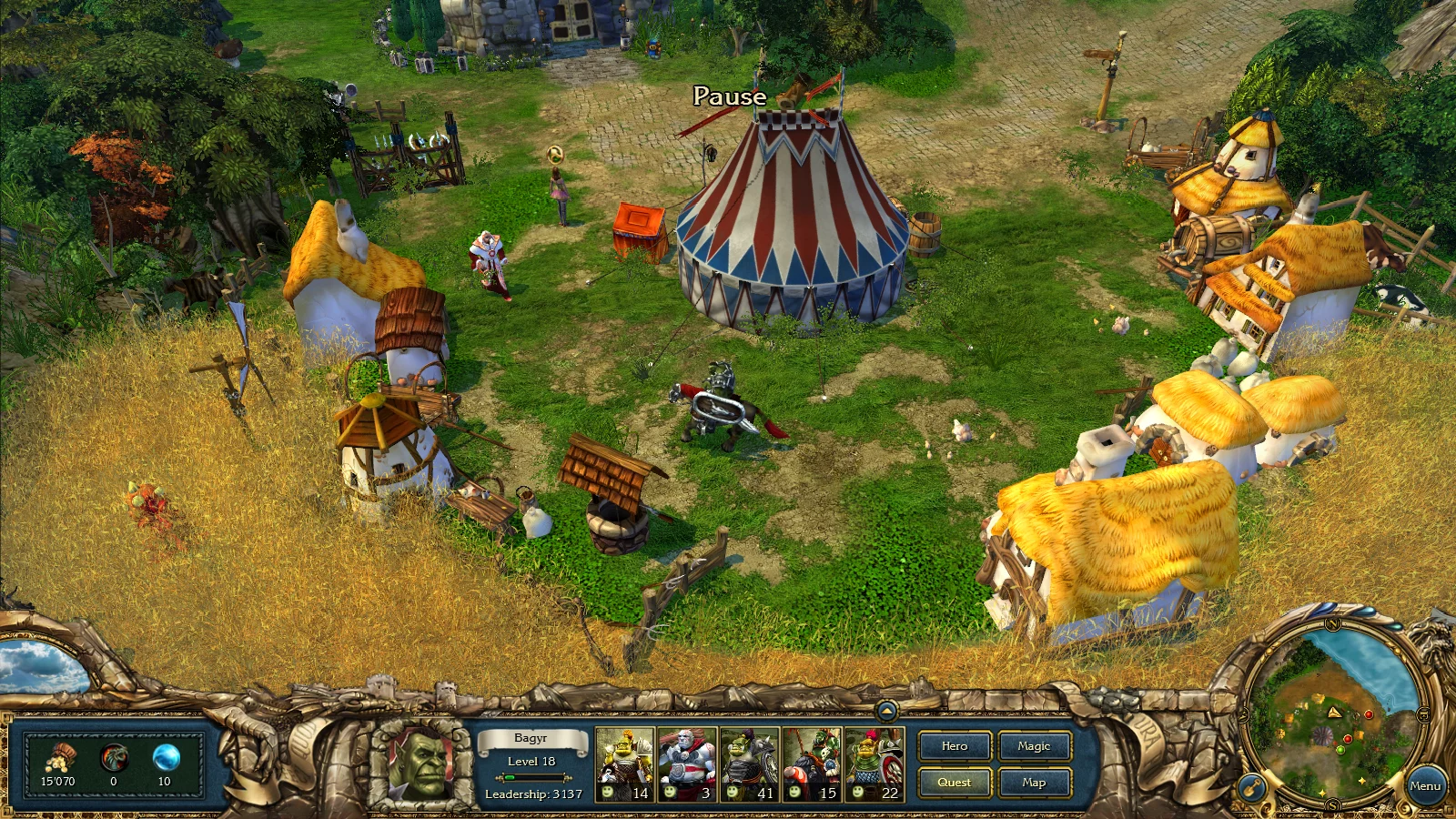 Изображение игры: King’s Bounty. Тёмная сторона