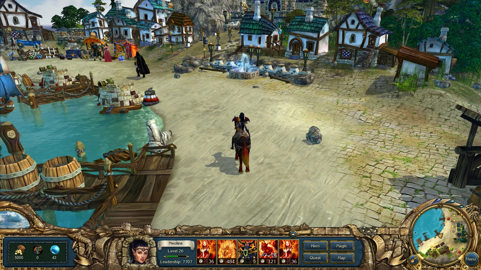 Изображение игры: King’s Bounty. Тёмная сторона
