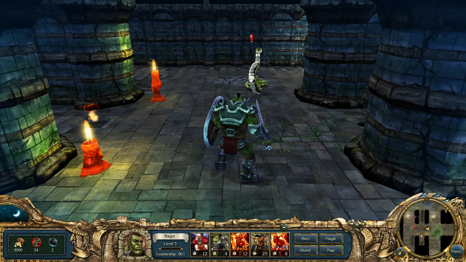 Изображение игры: King’s Bounty. Тёмная сторона