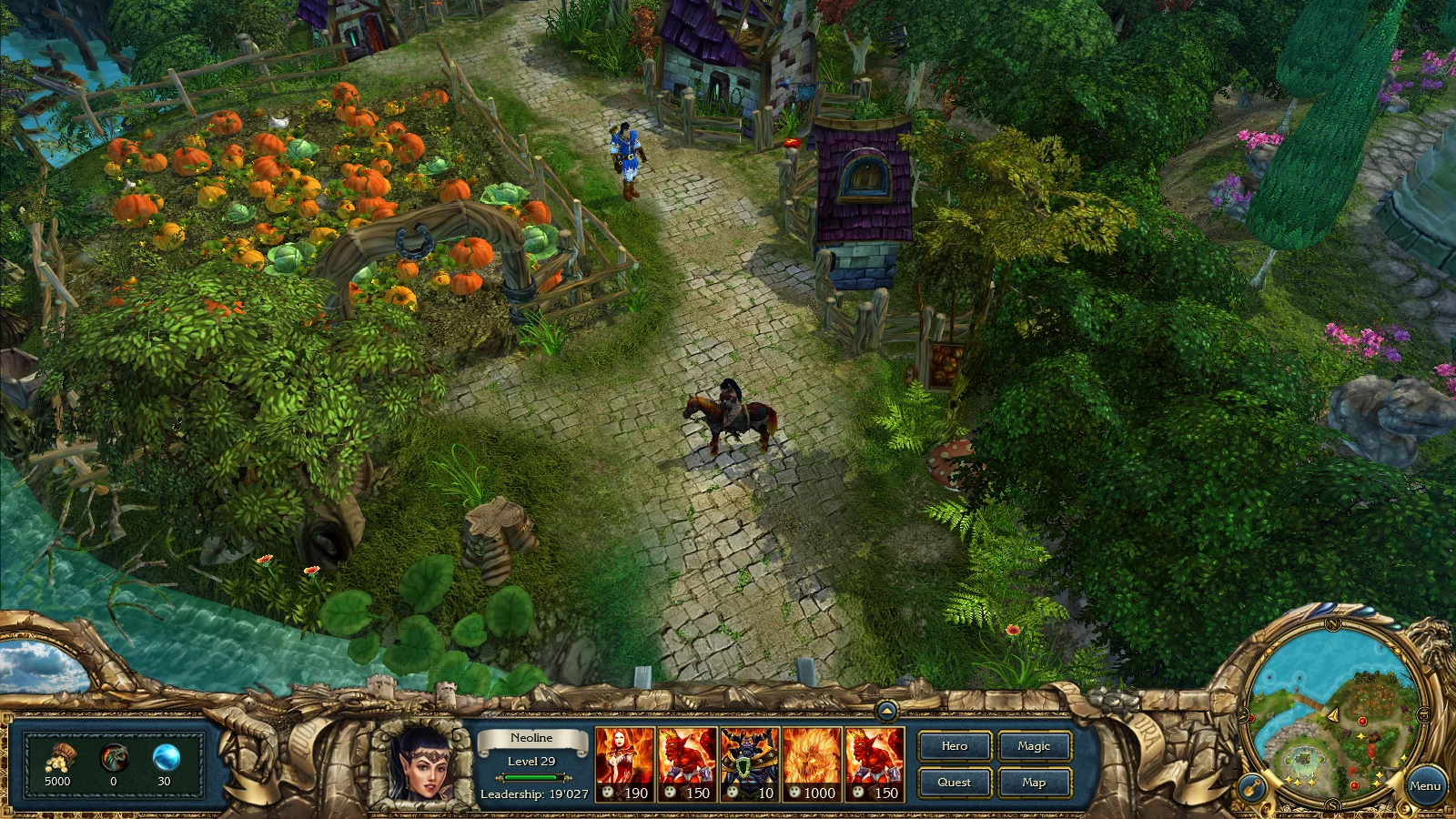 Изображение игры: King’s Bounty. Тёмная сторона