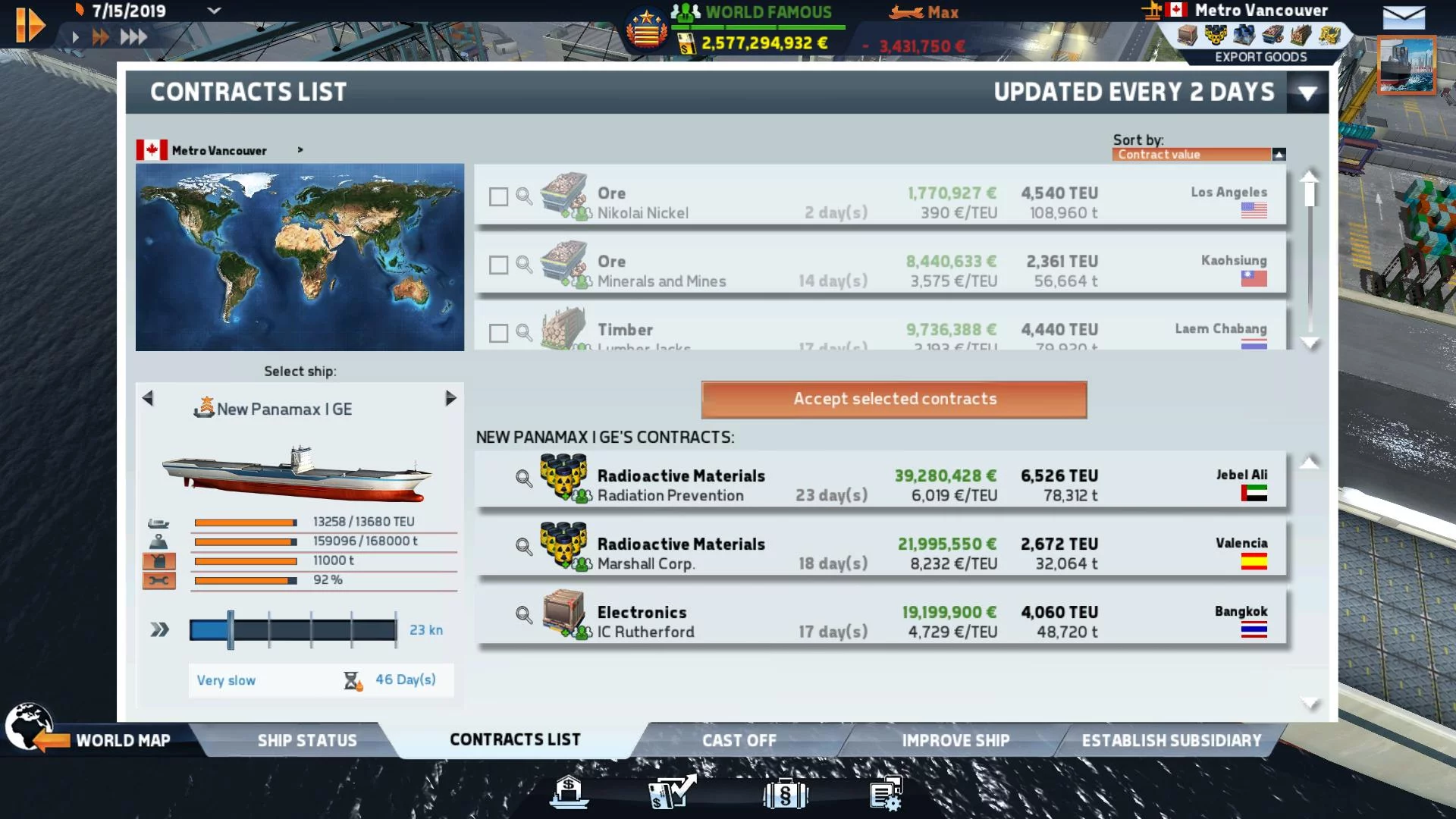 Изображение игры: TransOcean: The Shipping Company