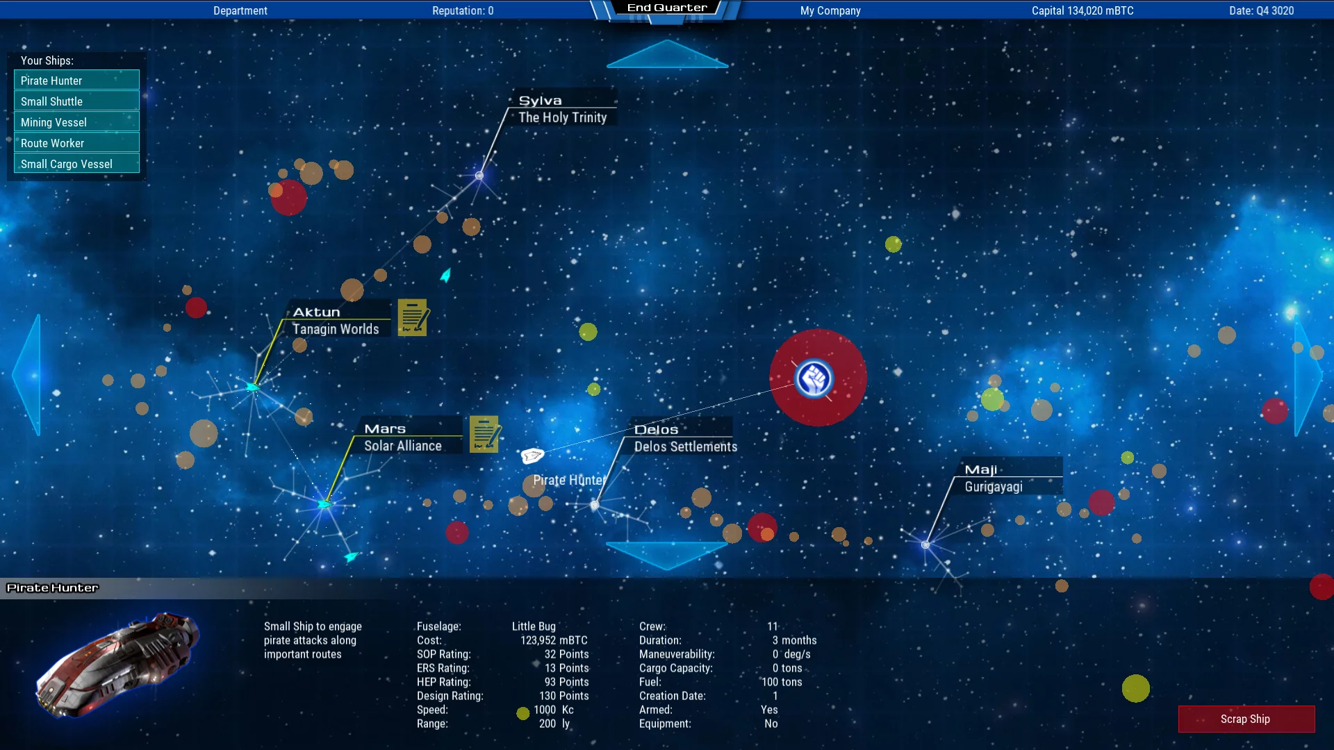 Изображение игры: Starship Corporation