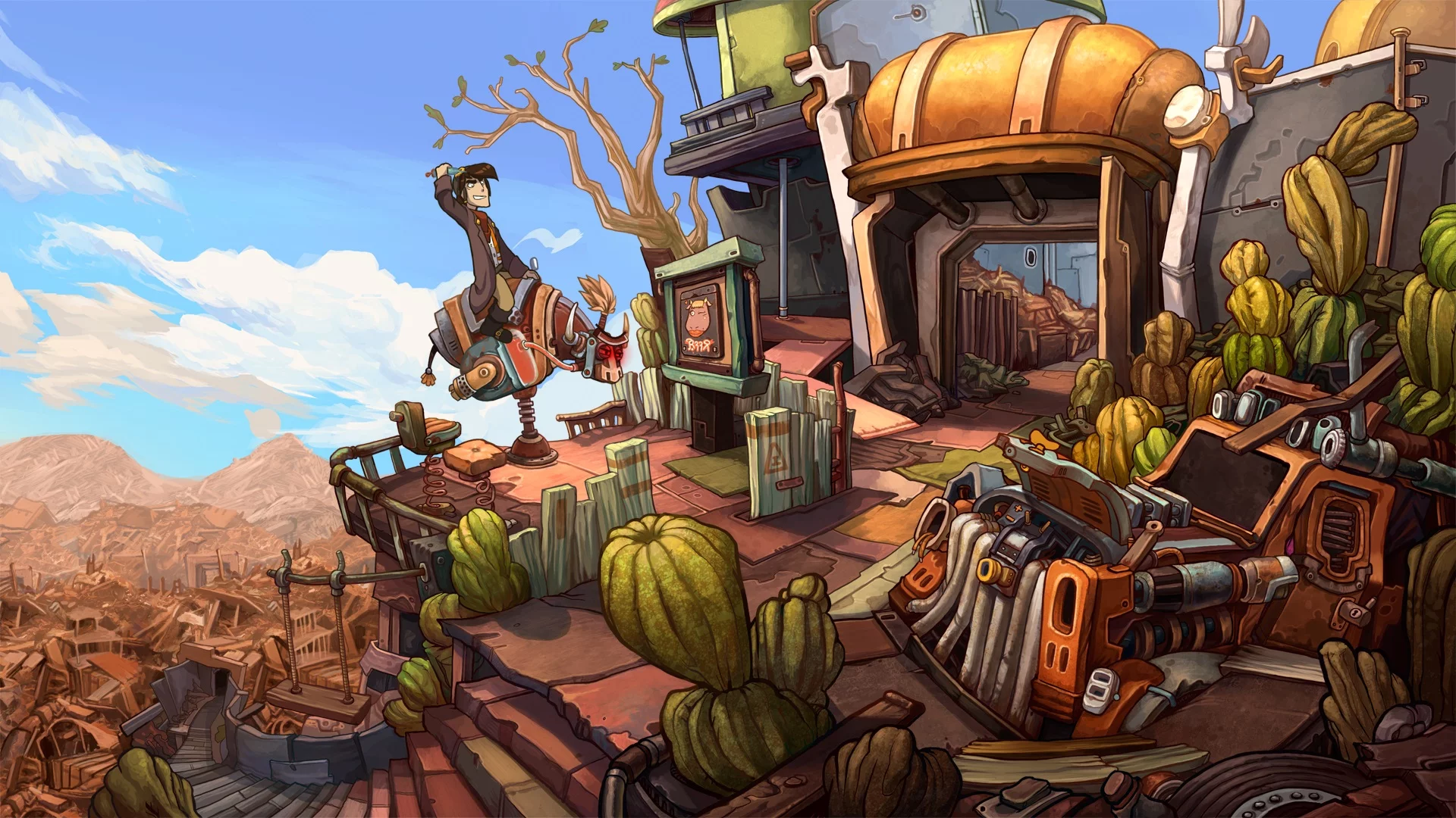Изображение игры: Deponia: The Complete Journey
