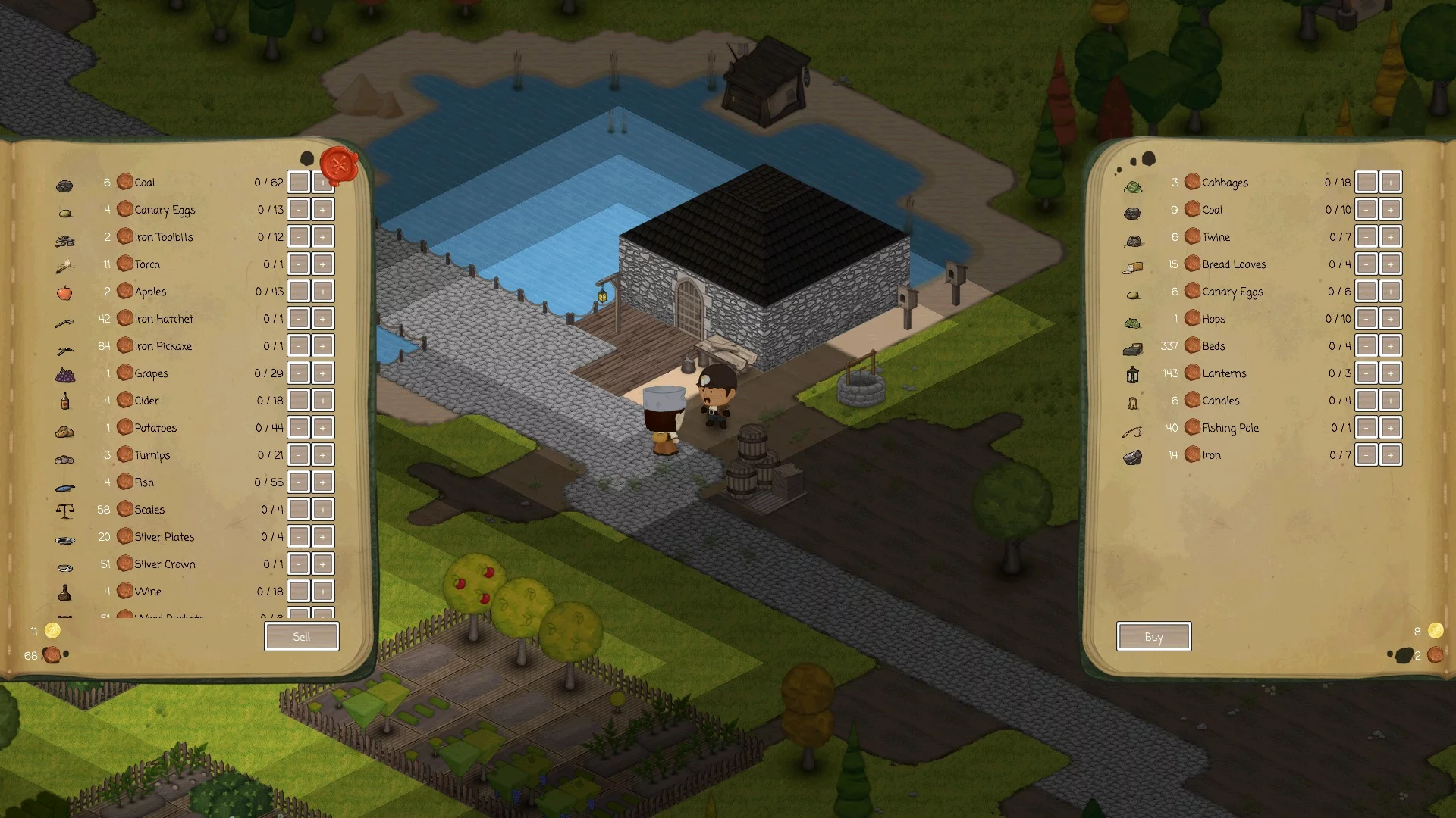 Изображение игры: TownCraft