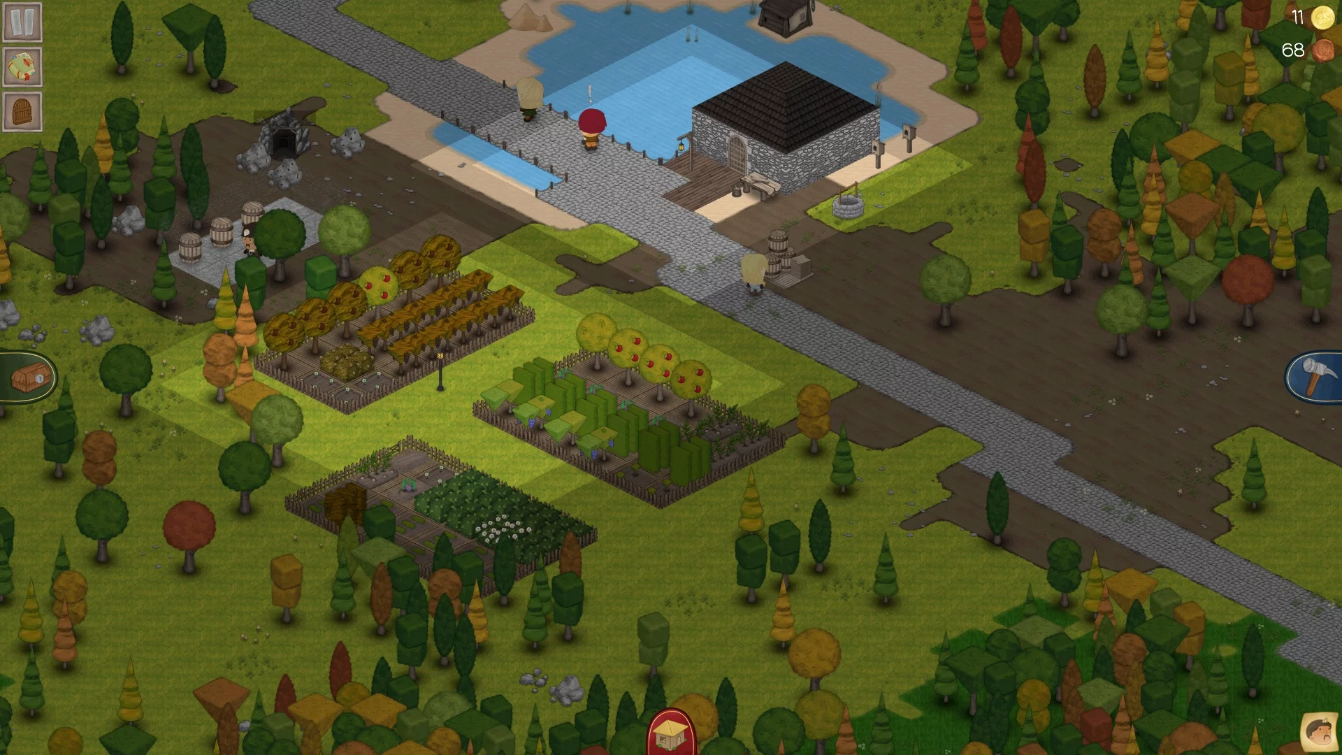 Изображение игры: TownCraft