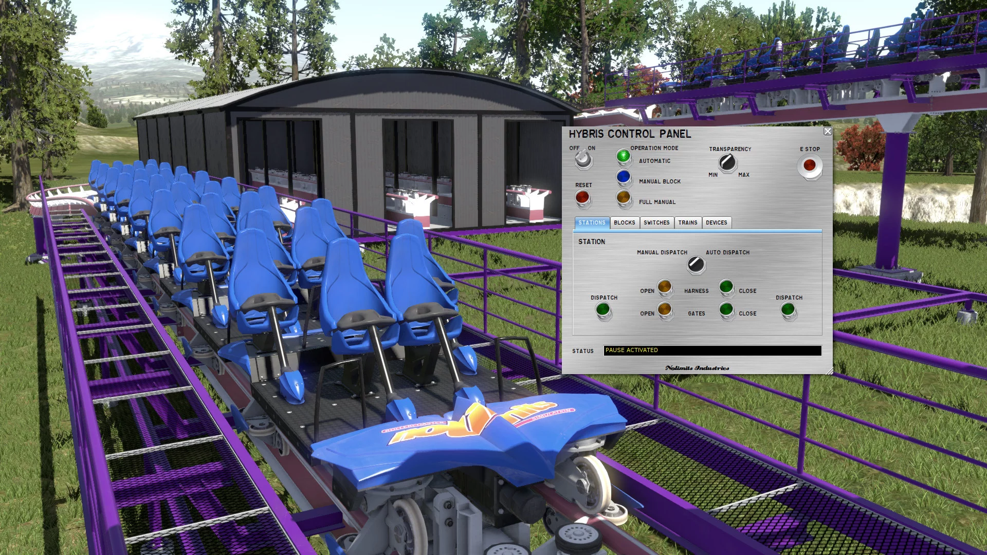 Изображение игры: NoLimits 2 Roller Coaster Simulation