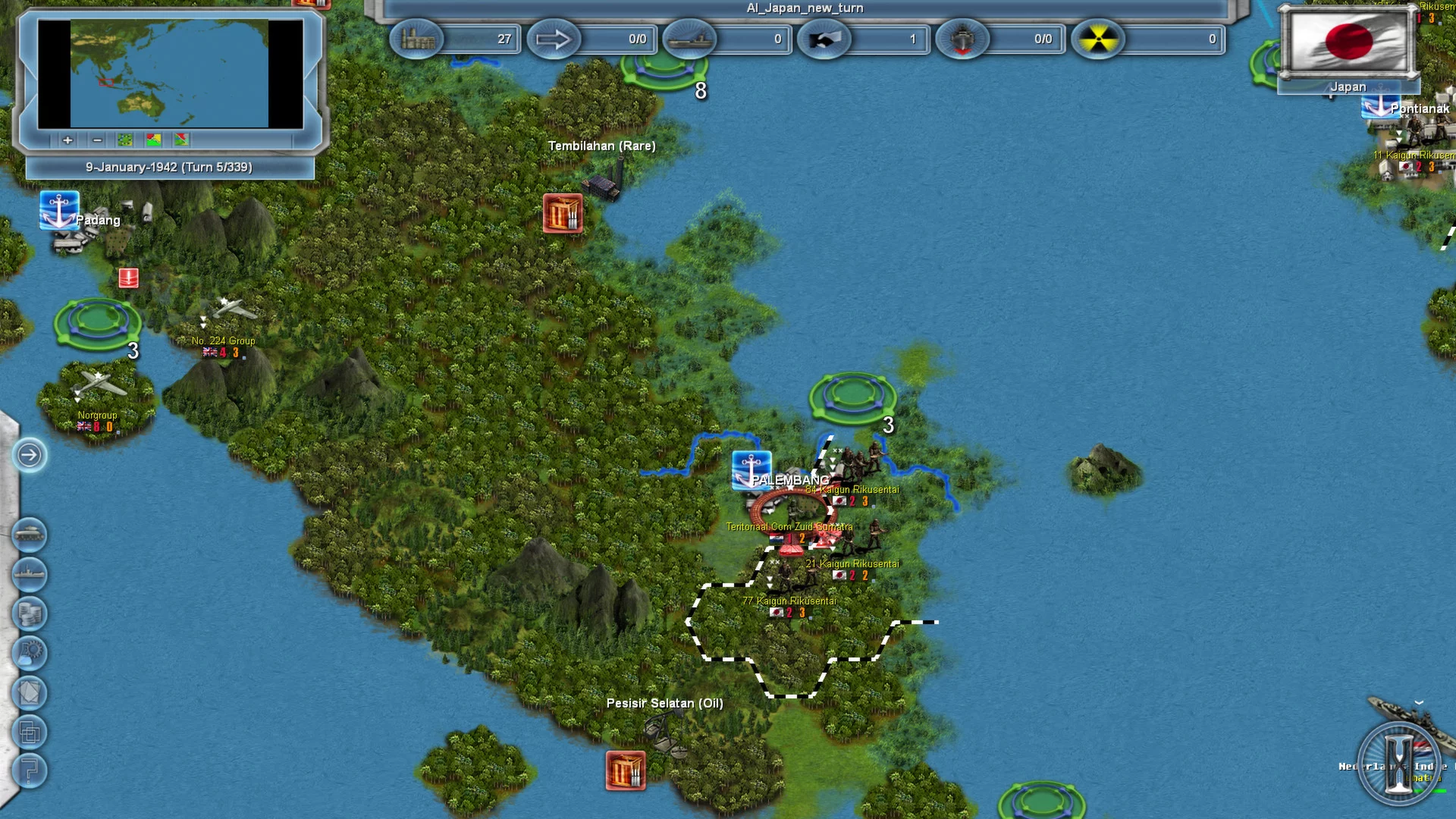 Изображение игры: Storm over the Pacific