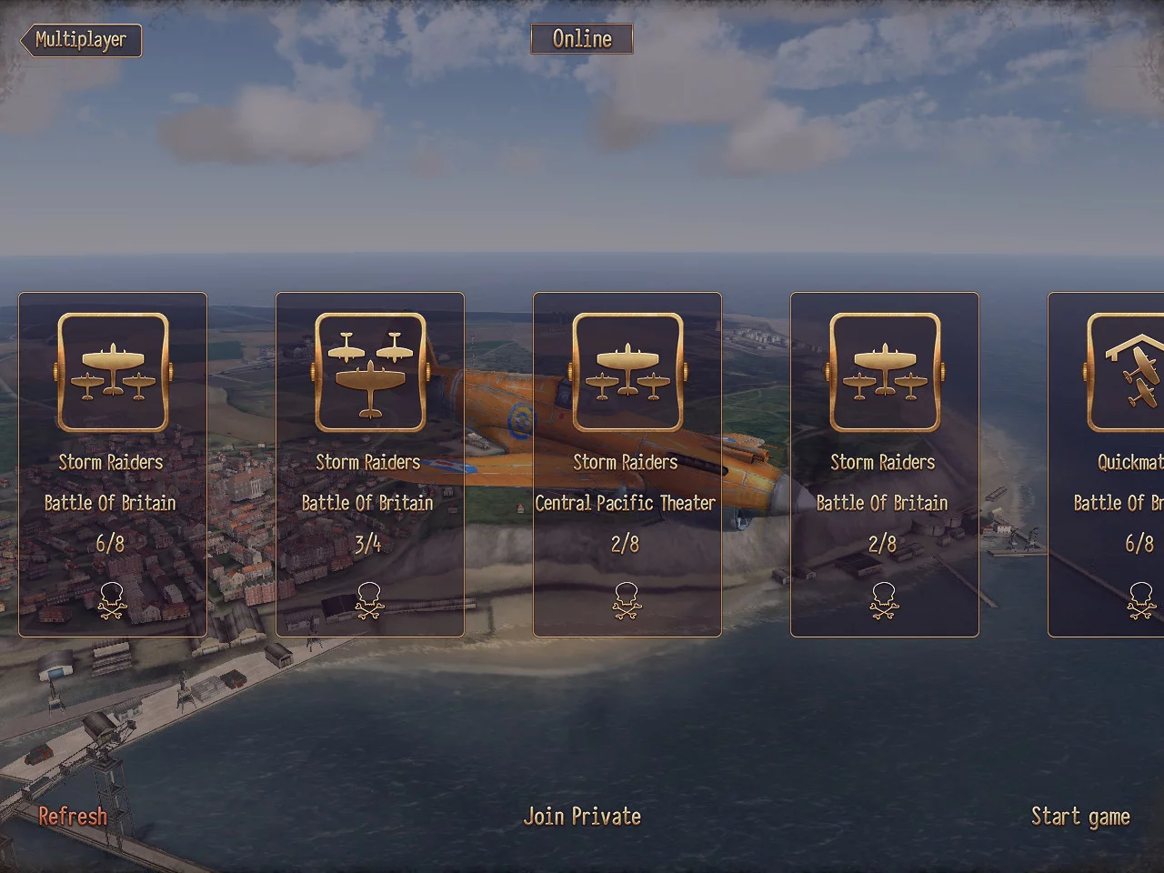 Изображение игры: Sky Gamblers: Storm Raiders