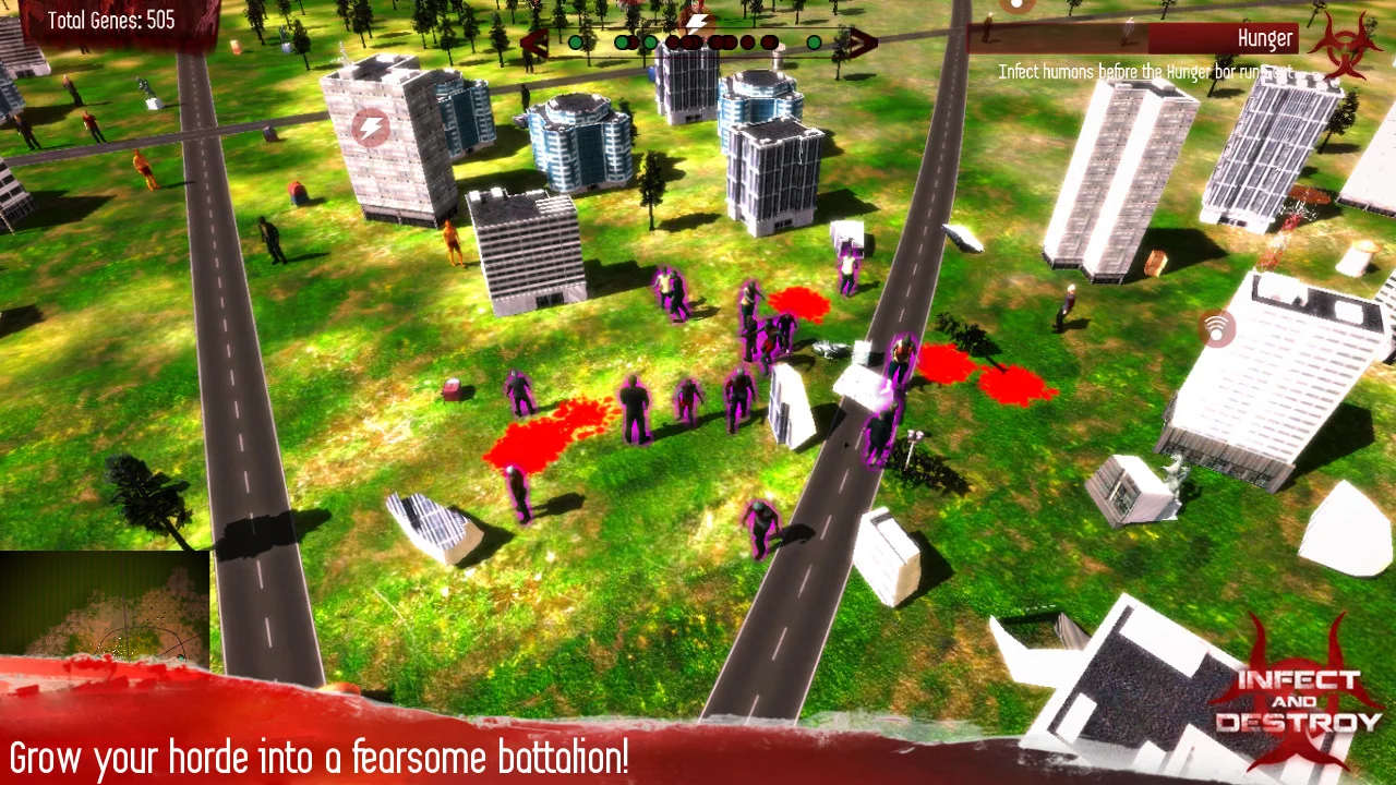 Изображение игры: Infect and Destroy