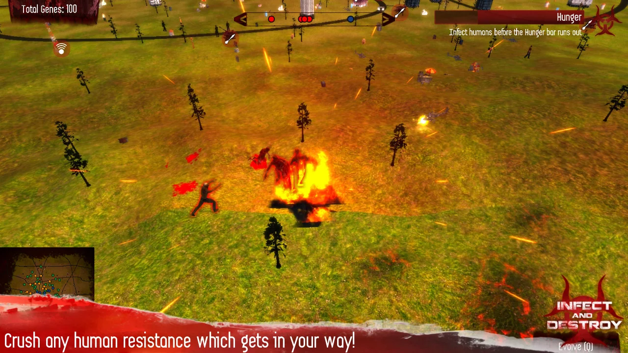 Изображение игры: Infect and Destroy