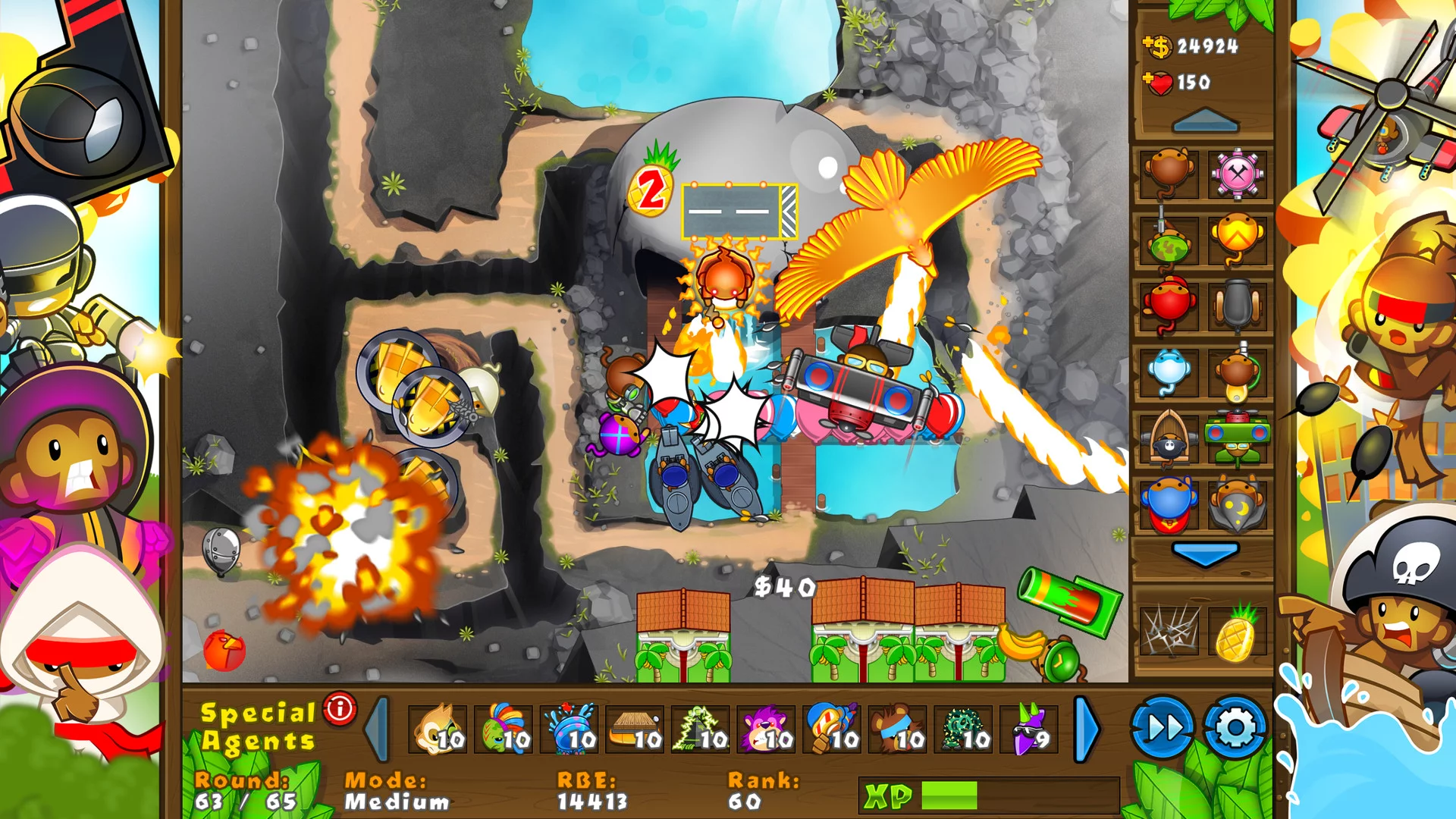 Изображение игры: Bloons TD 5