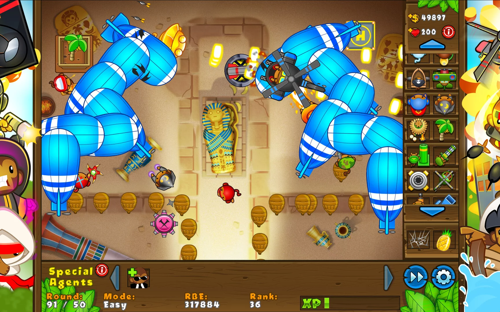 Изображение игры: Bloons TD 5