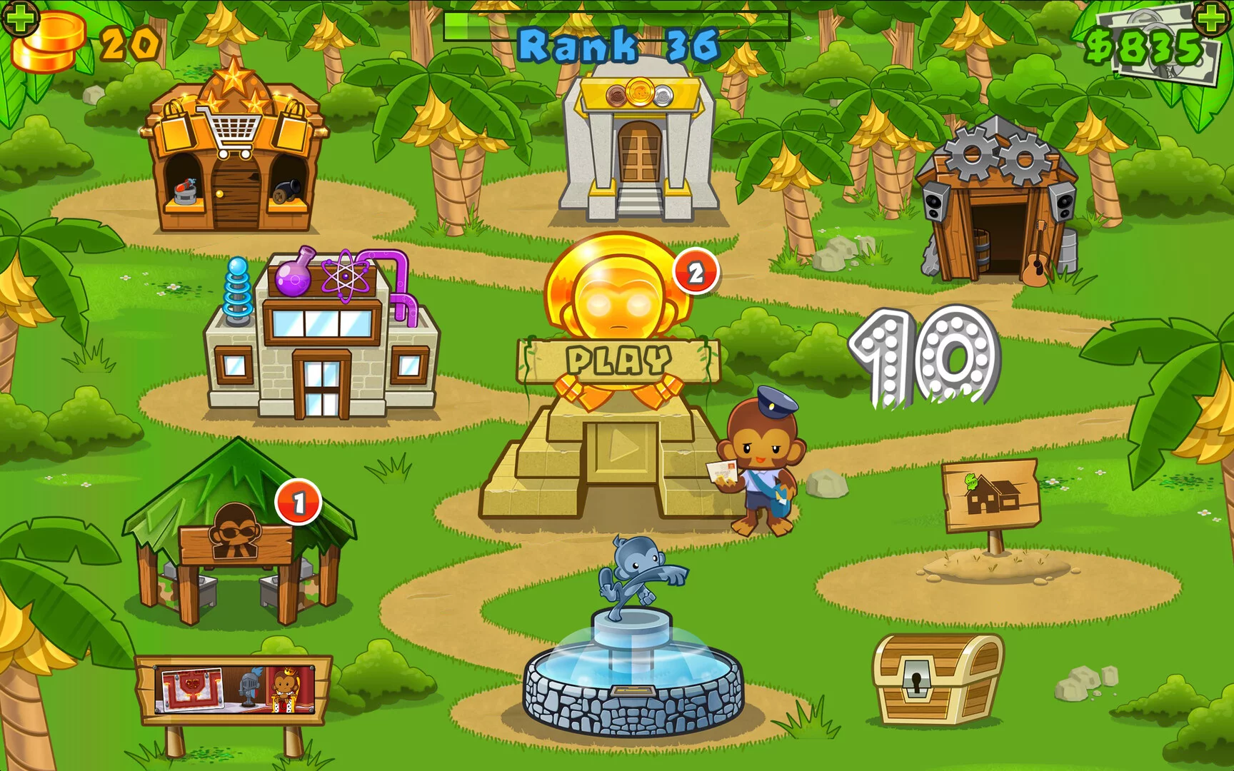 Изображение игры: Bloons TD 5