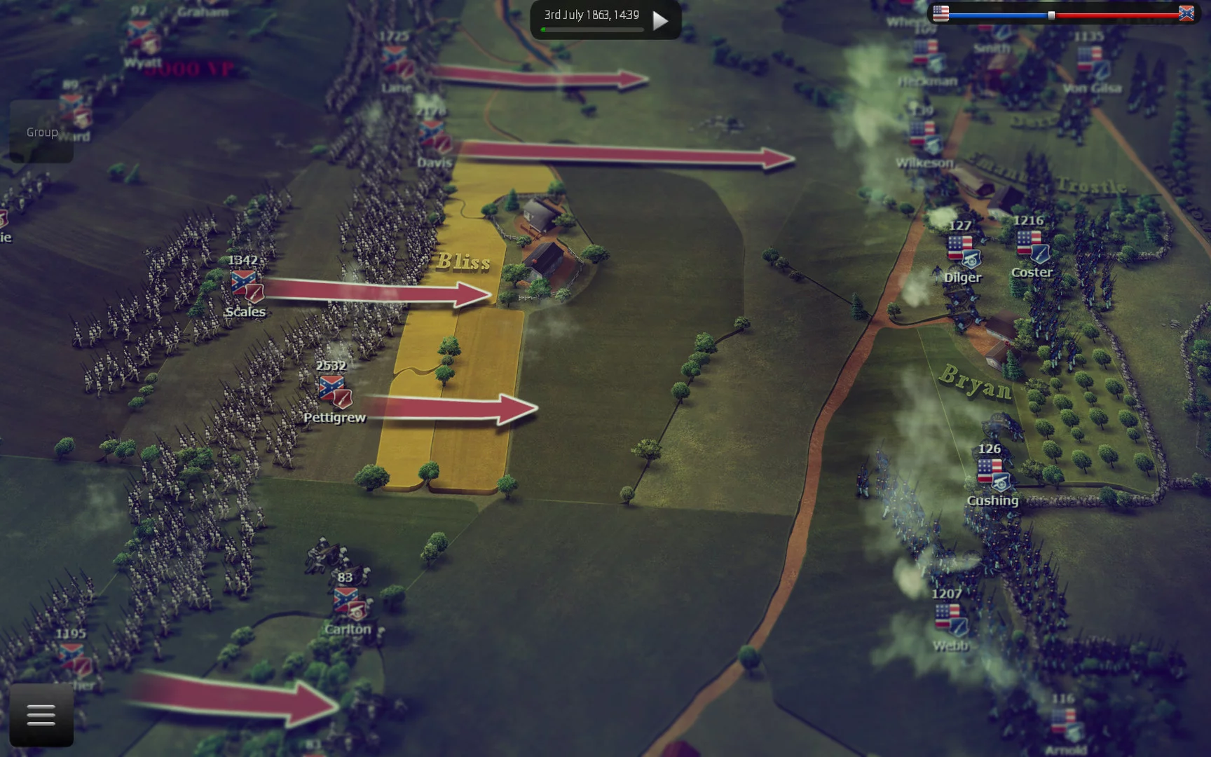 Изображение игры: Ultimate General: Gettysburg