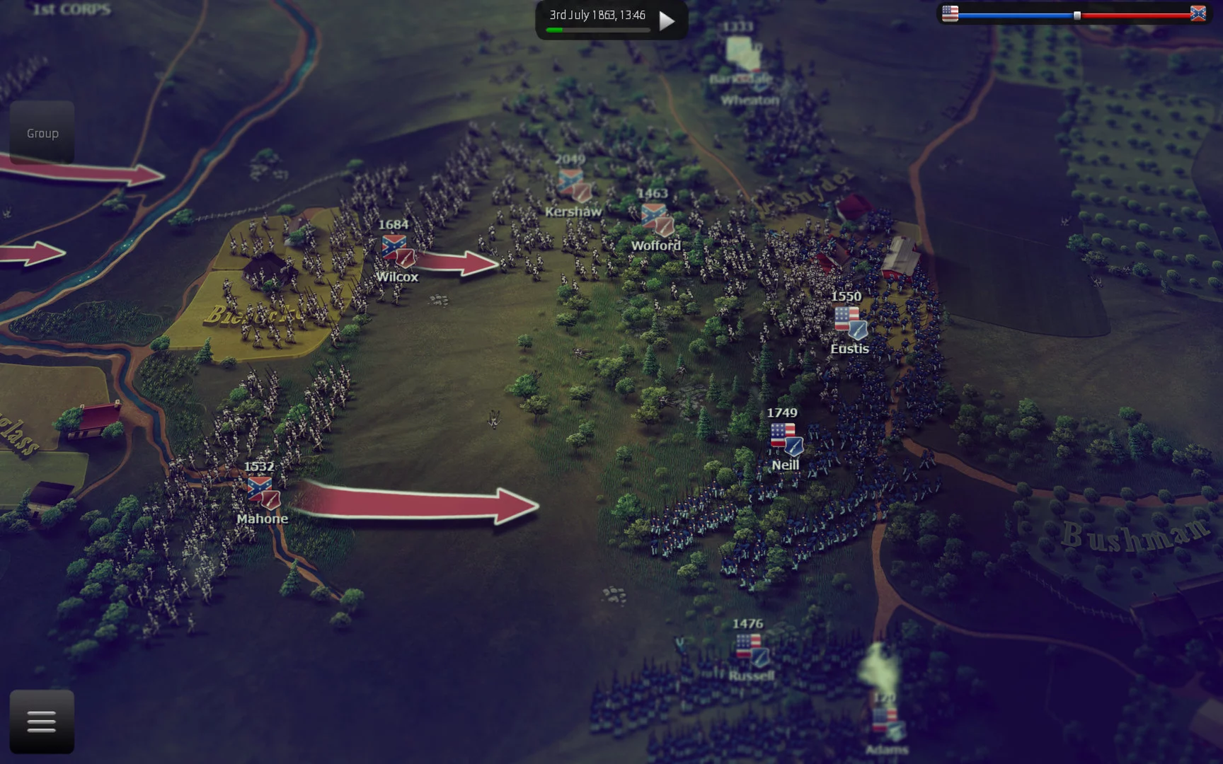 Изображение игры: Ultimate General: Gettysburg