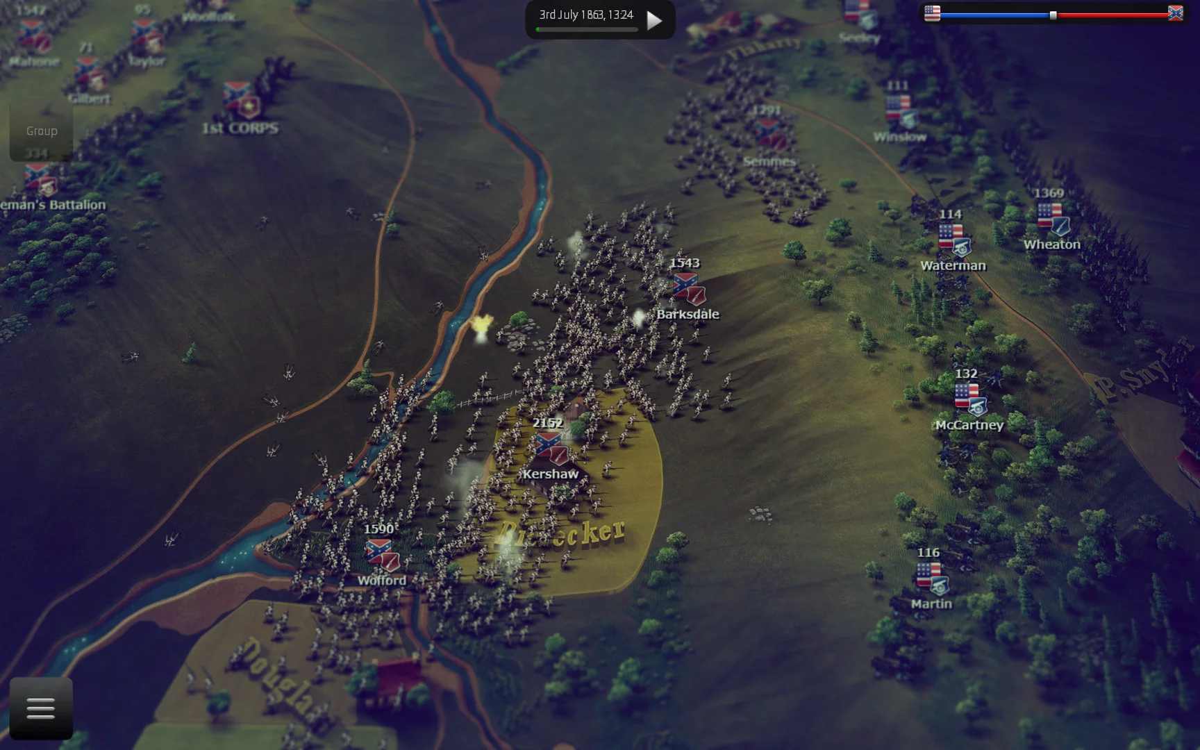 Изображение игры: Ultimate General: Gettysburg