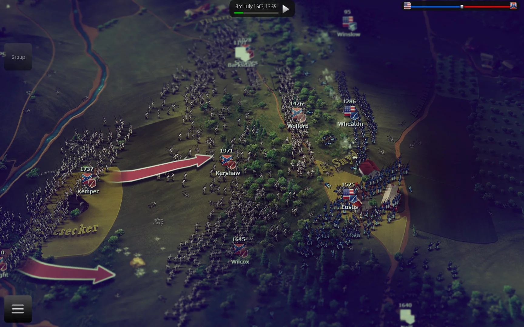 Изображение игры: Ultimate General: Gettysburg