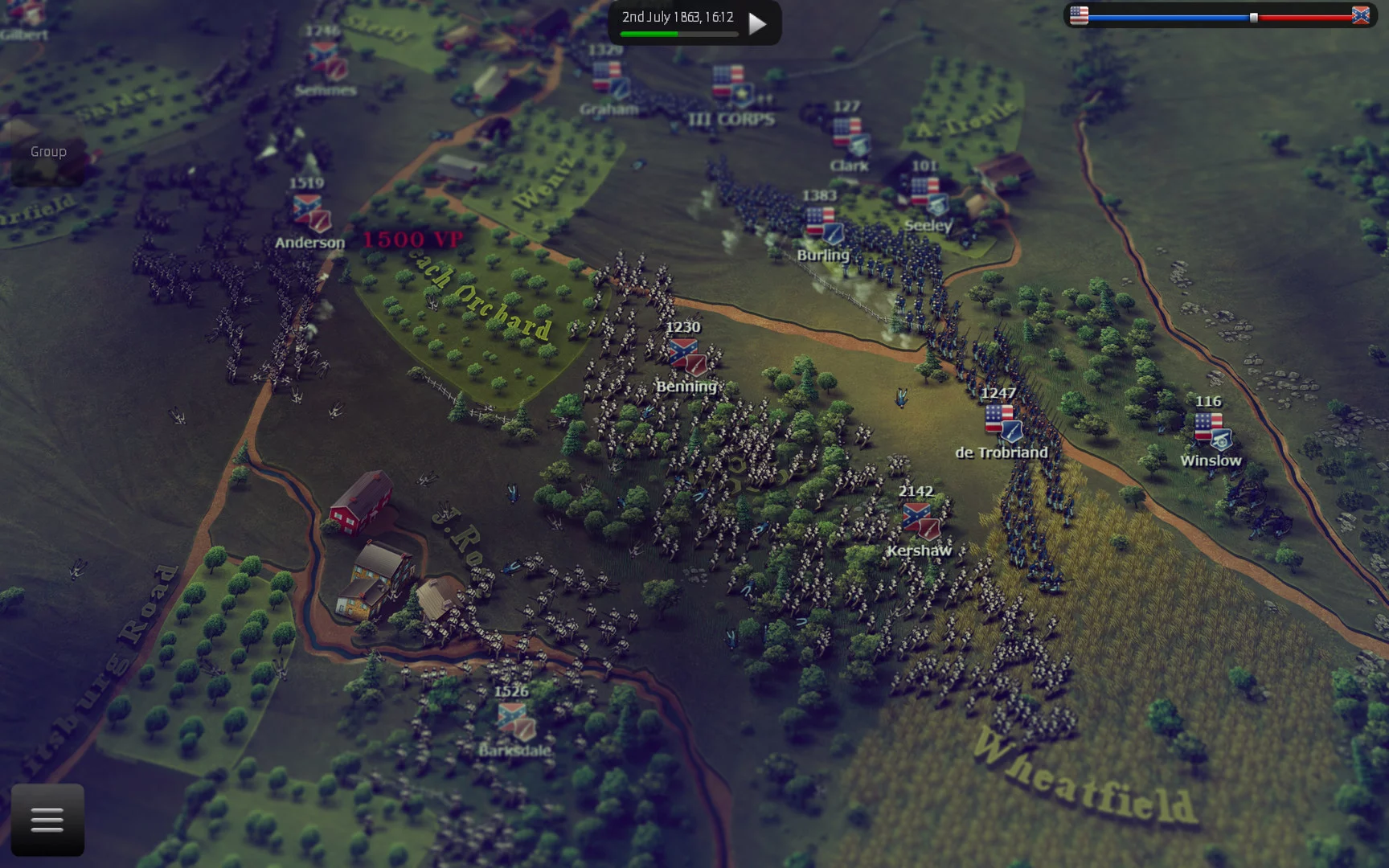 Изображение игры: Ultimate General: Gettysburg