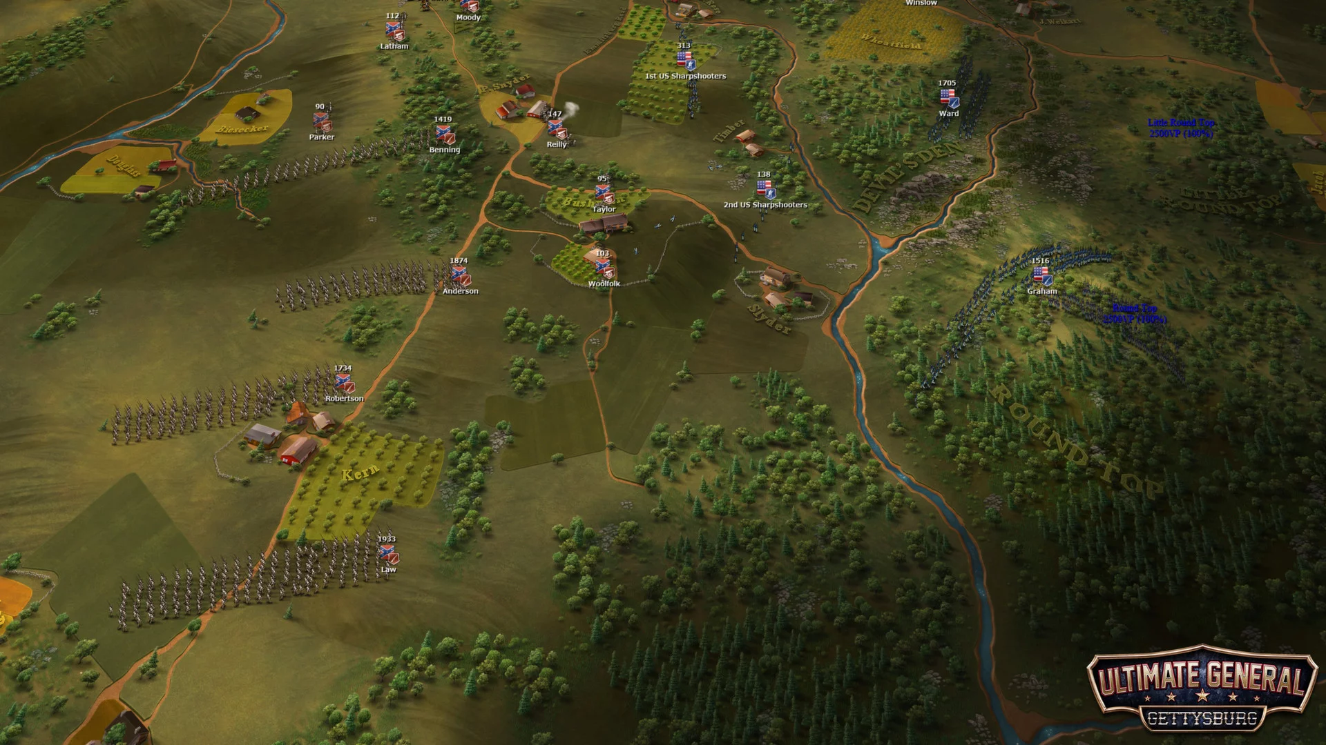 Изображение игры: Ultimate General: Gettysburg