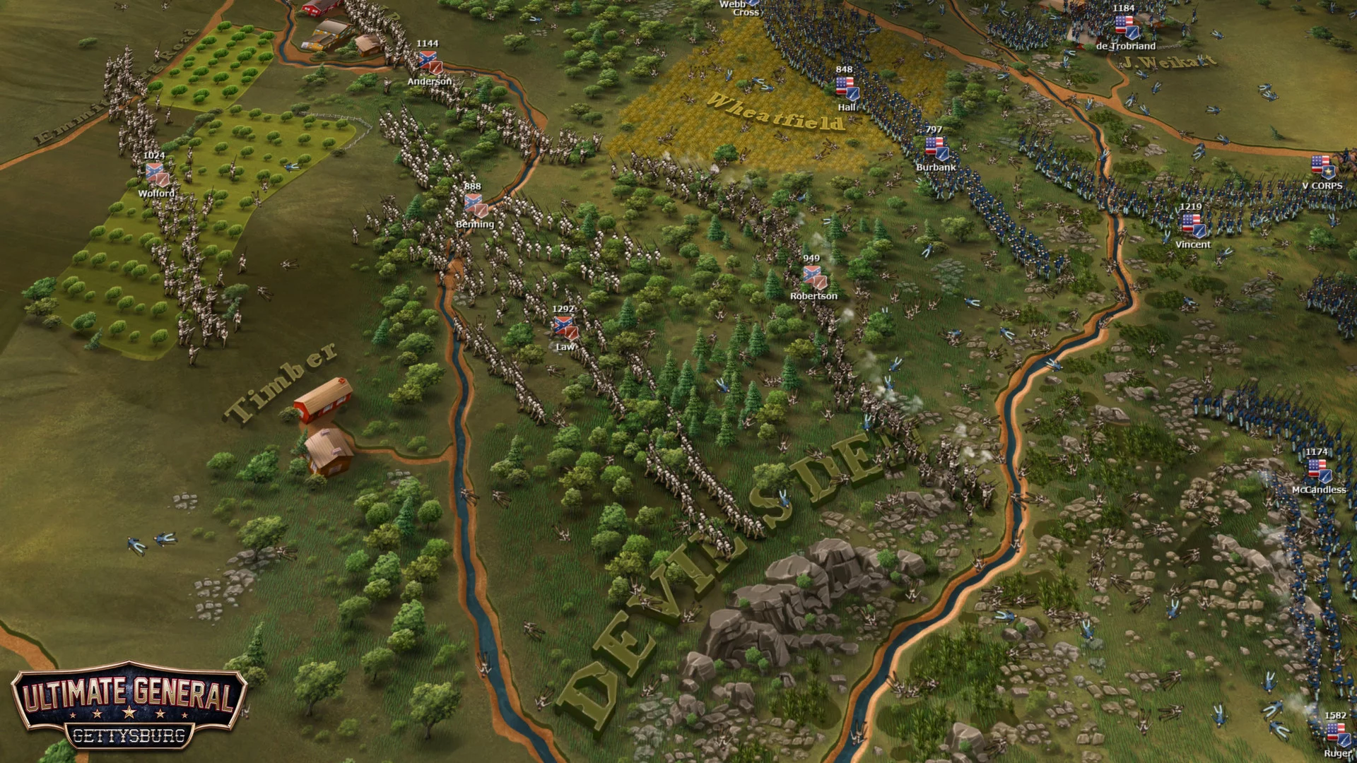 Изображение игры: Ultimate General: Gettysburg