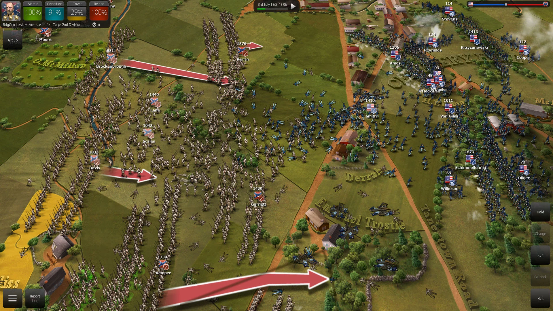 Изображение игры: Ultimate General: Gettysburg