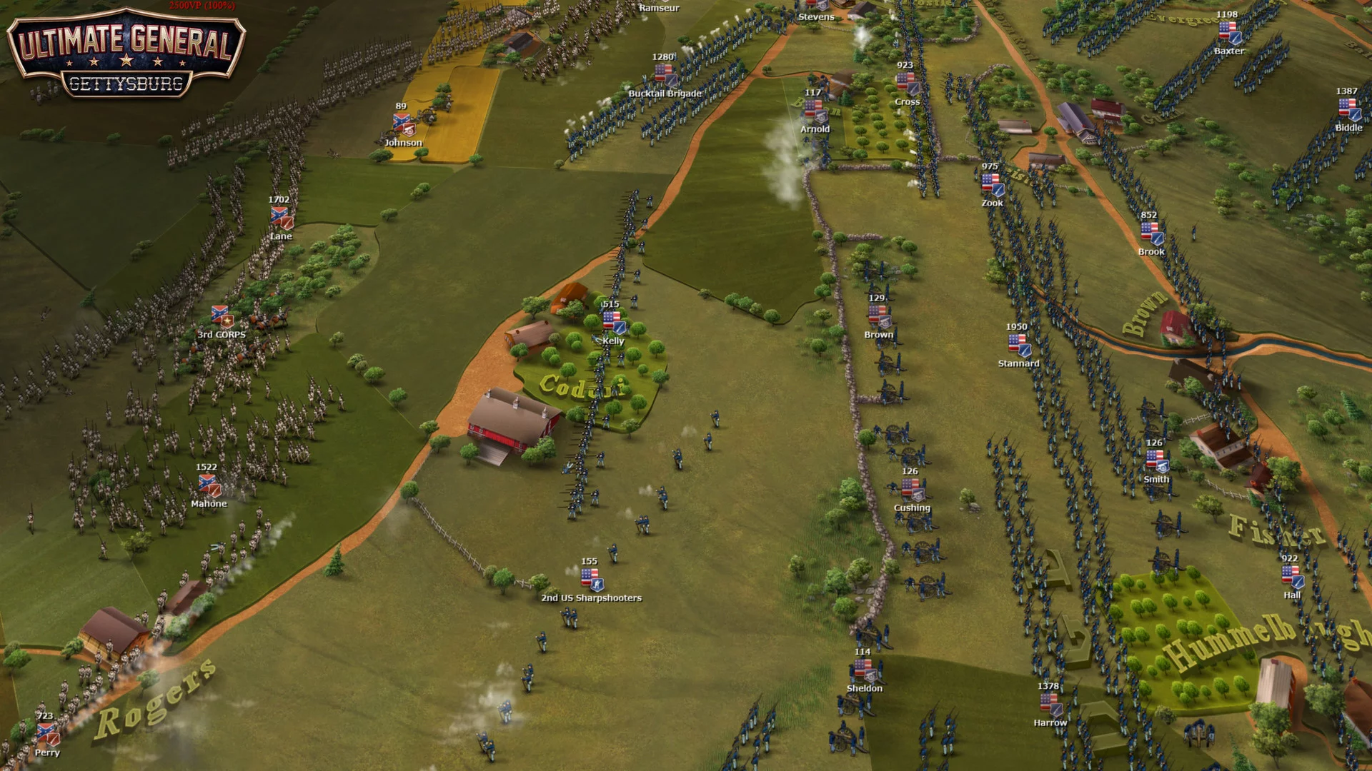 Изображение игры: Ultimate General: Gettysburg