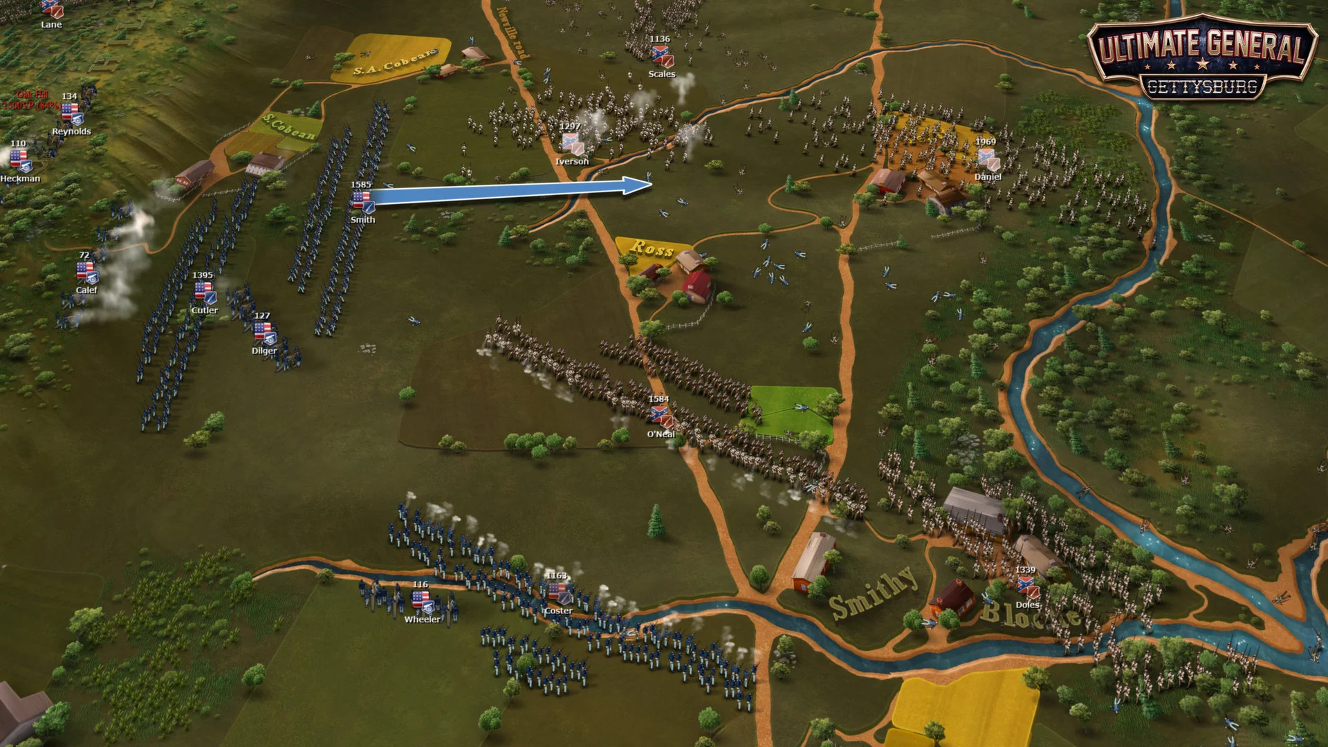 Изображение игры: Ultimate General: Gettysburg