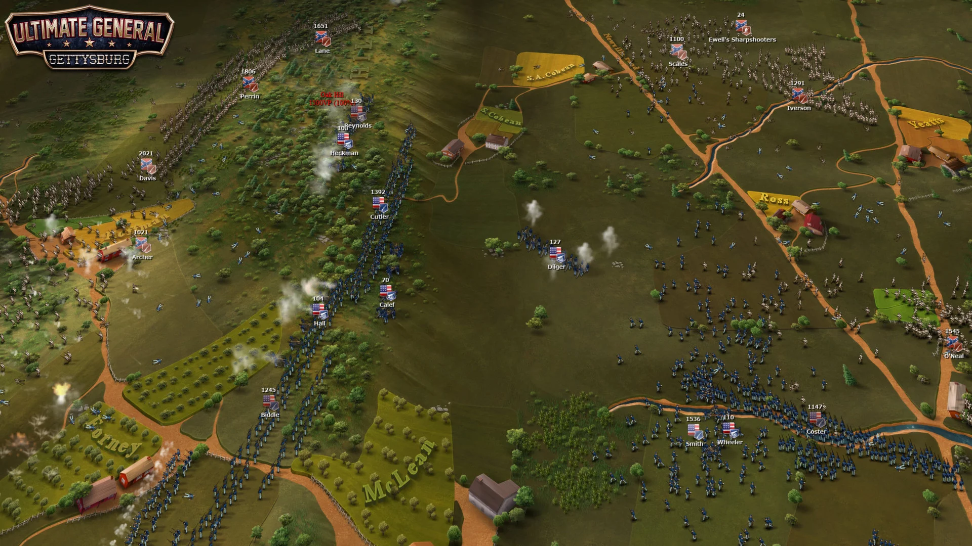 Изображение игры: Ultimate General: Gettysburg